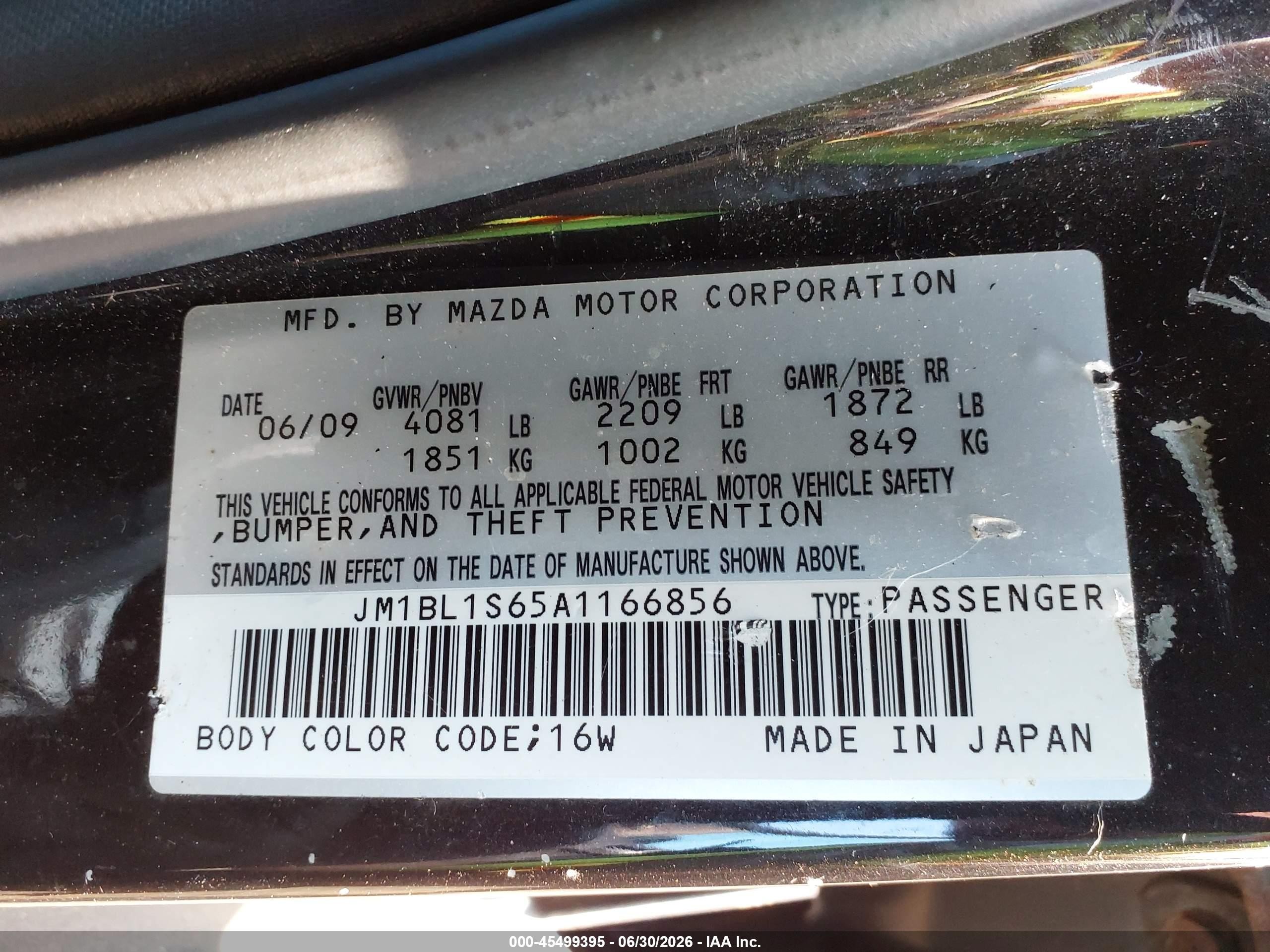 2010 Mazda Mazda3 S Grand Touring Black vin: JM1BL1S65A1166856