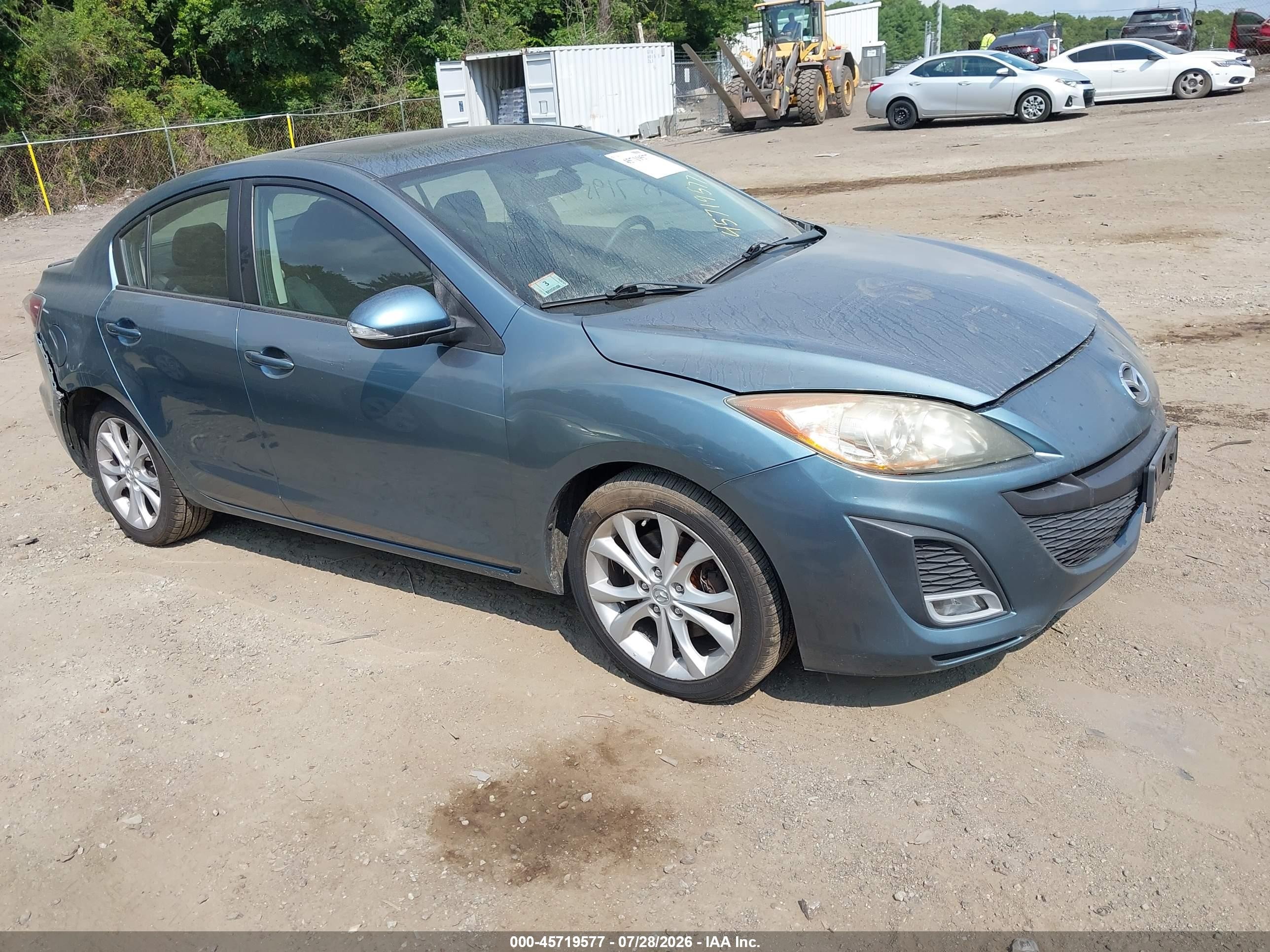 2010 Mazda Mazda3 S Sport Blue vin: JM1BL1S65A1173211
