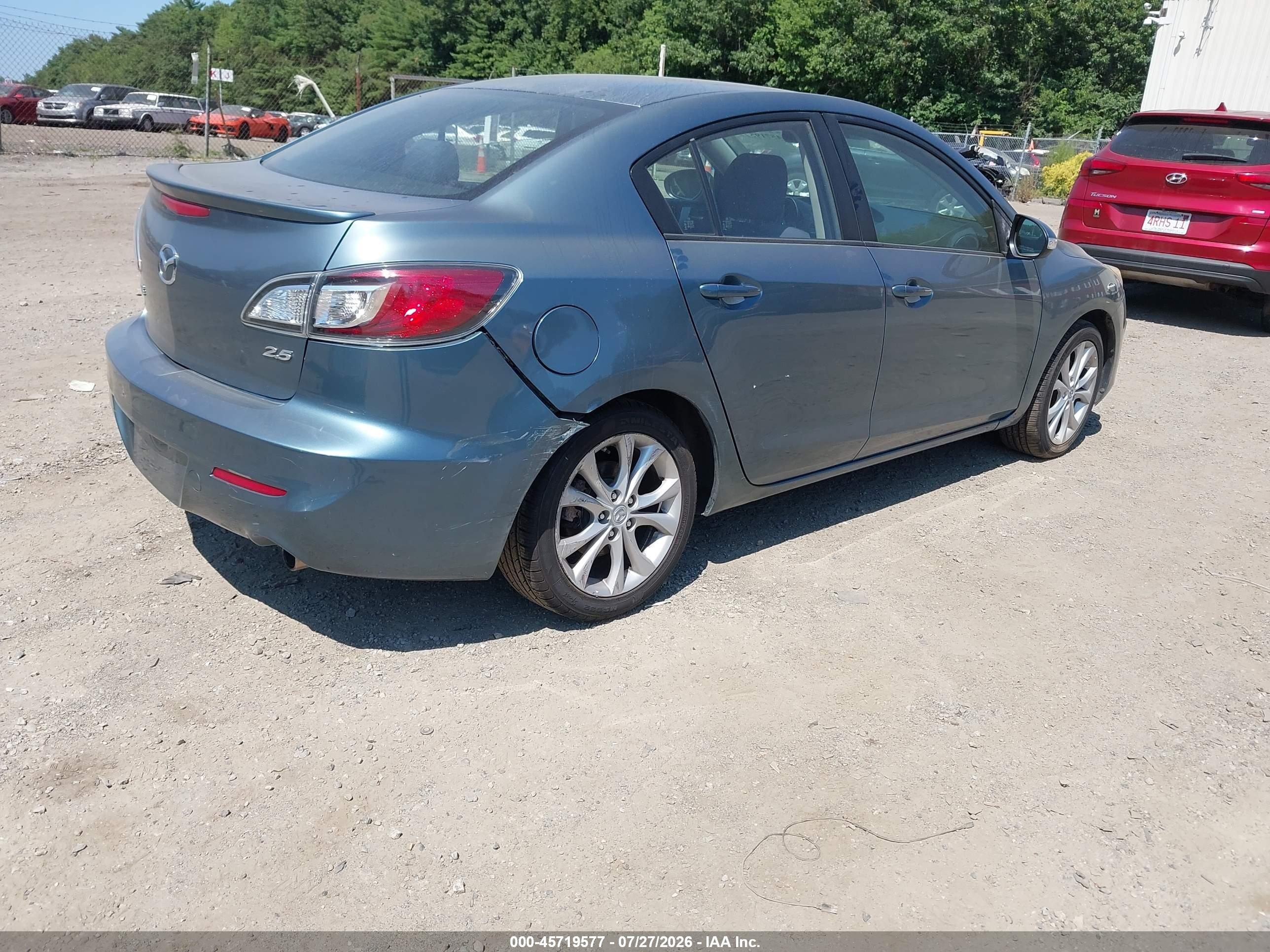 2010 Mazda Mazda3 S Sport Blue vin: JM1BL1S65A1173211