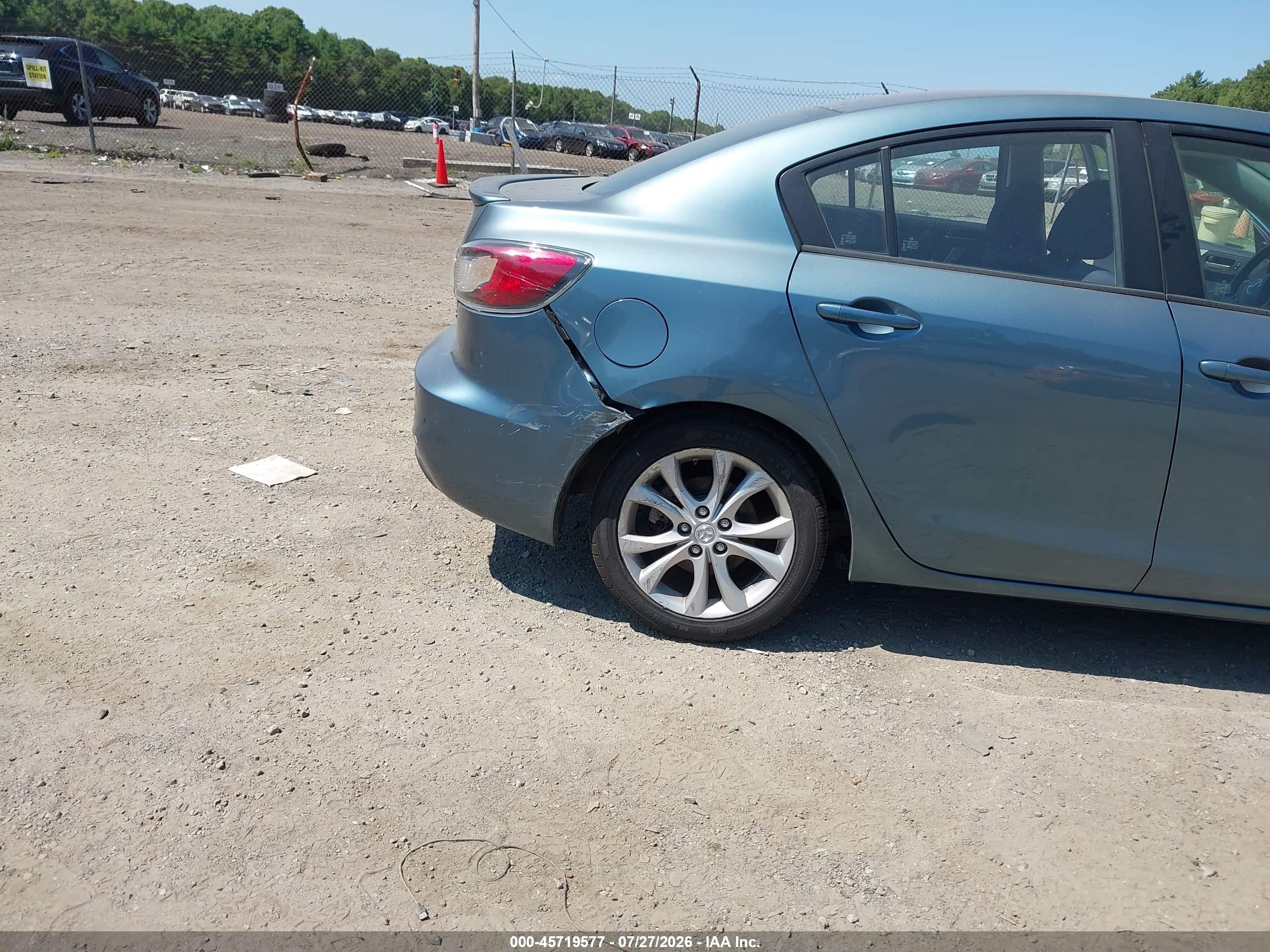 2010 Mazda Mazda3 S Sport Blue vin: JM1BL1S65A1173211