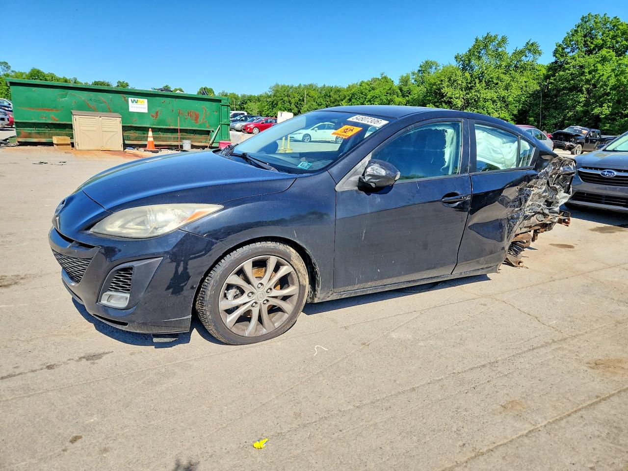 2010 Mazda 3 S Черный vin: JM1BL1S65A1211956