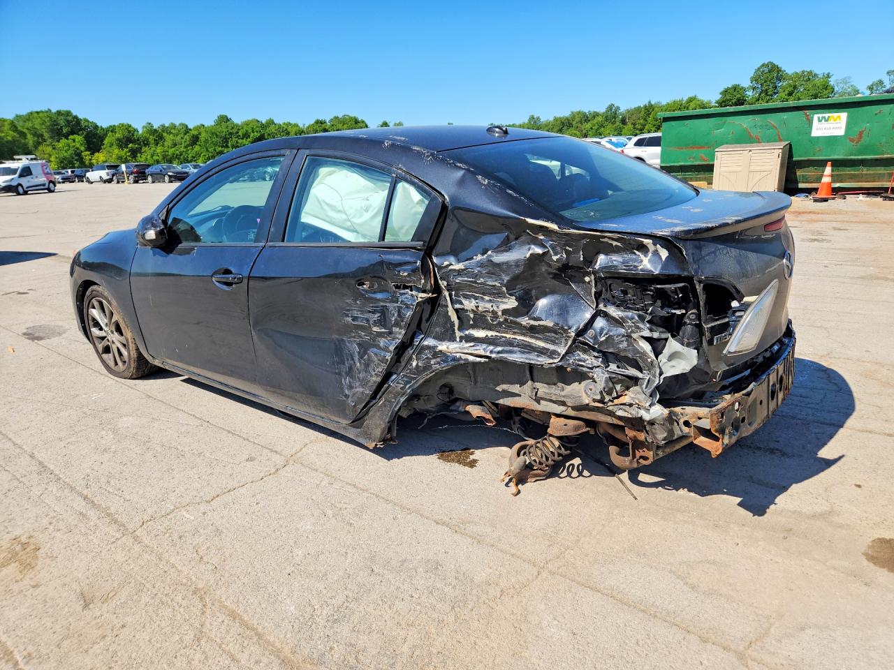 2010 Mazda 3 S Черный vin: JM1BL1S65A1211956