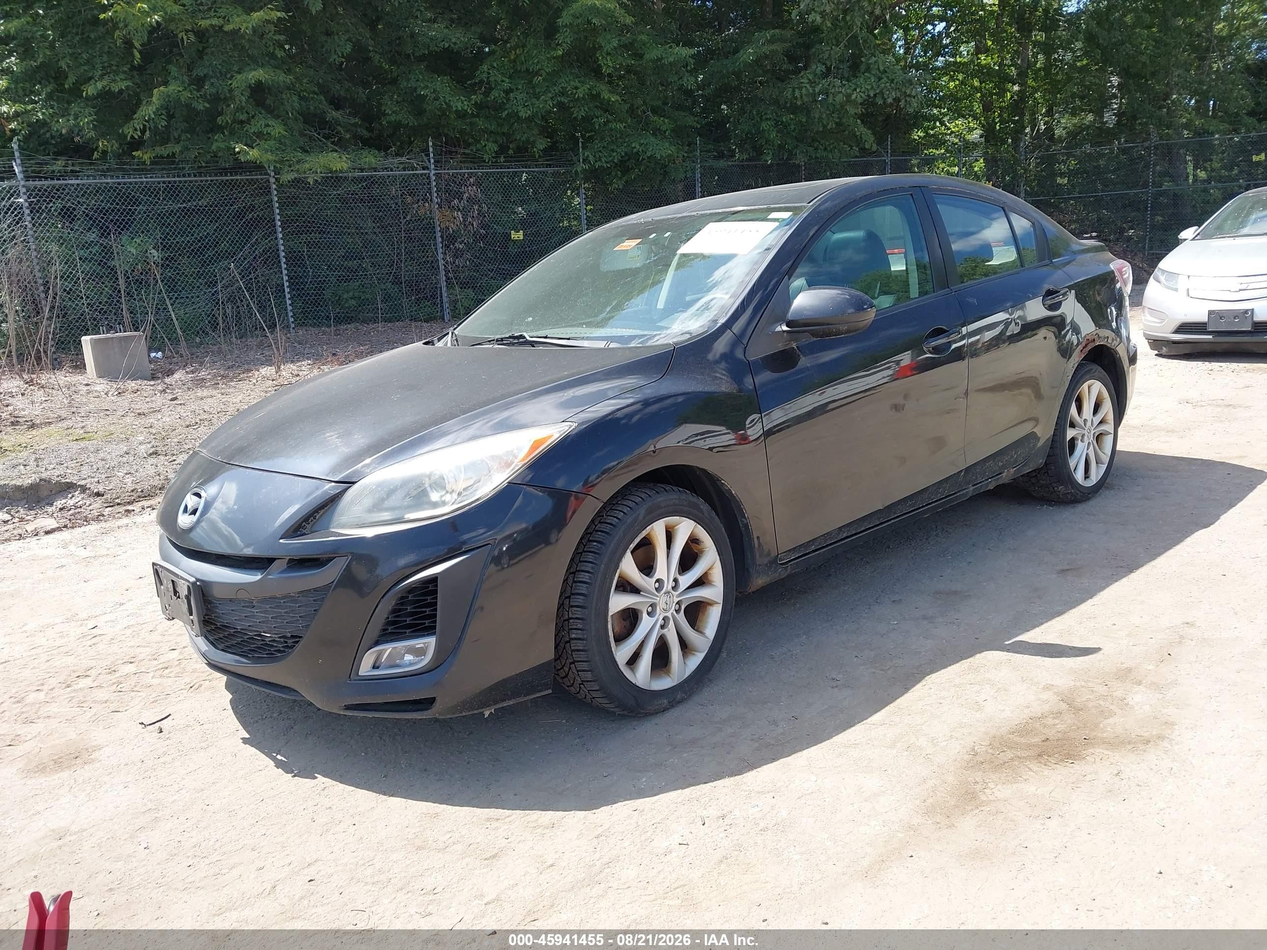 2010 Mazda Mazda3 S Grand Touring Black vin: JM1BL1S65A1248652