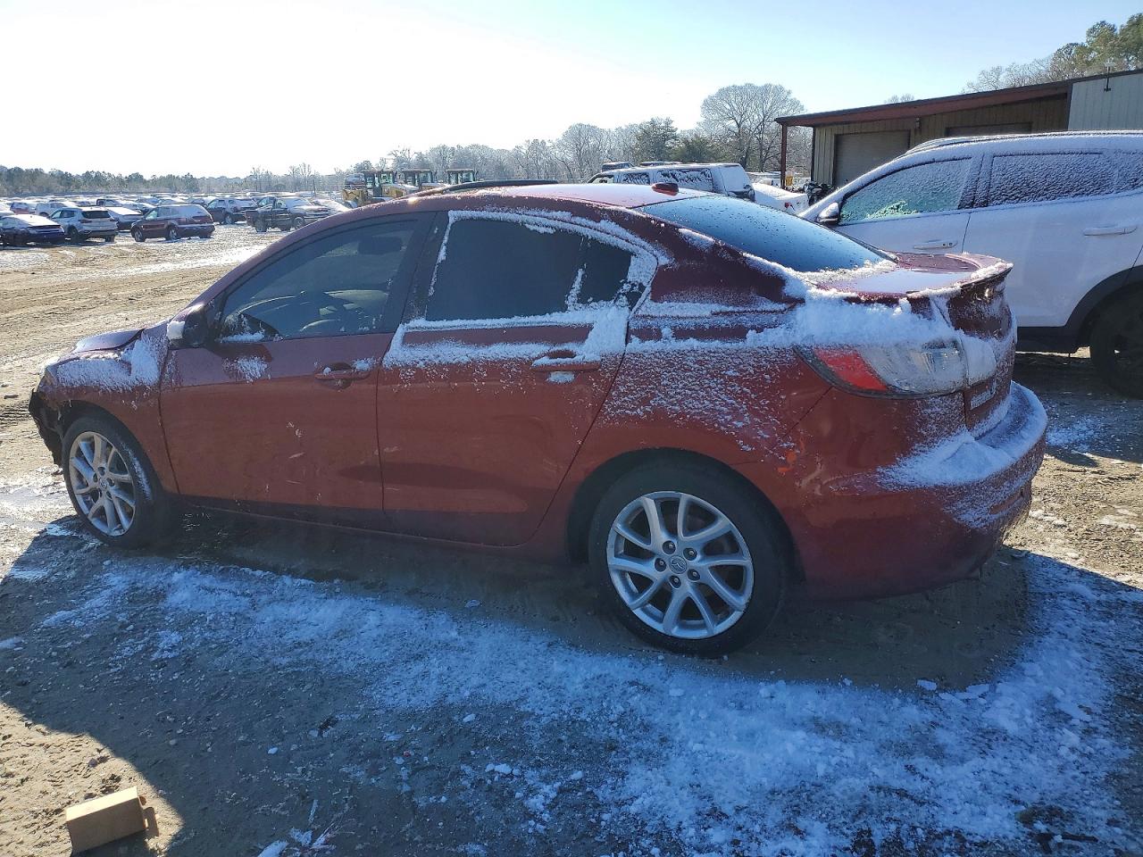 2010 Mazda 3 S Maroon vin: JM1BL1S67A1157883