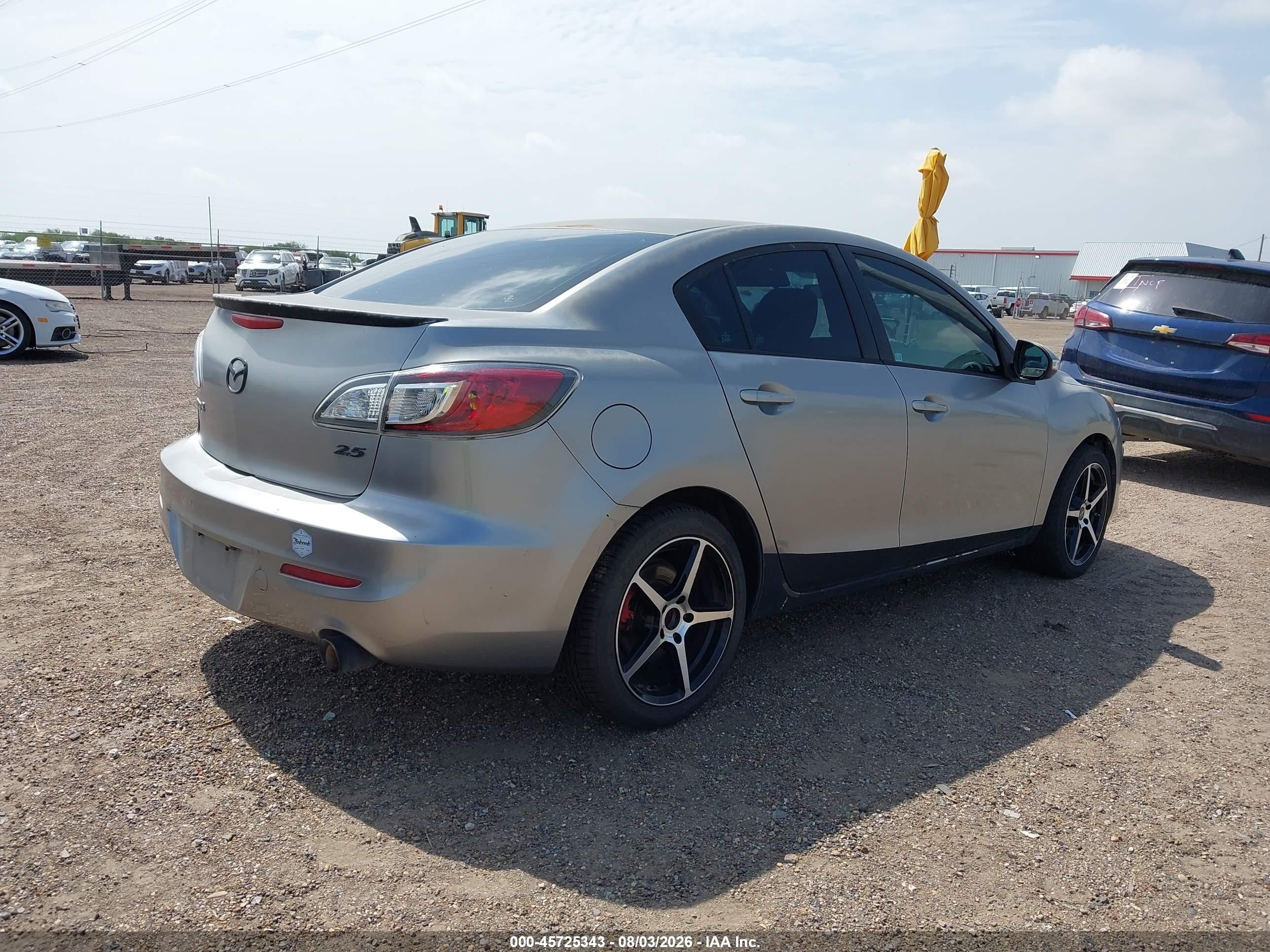 2010 Mazda Mazda3 S Sport Silver vin: JM1BL1S67A1196487