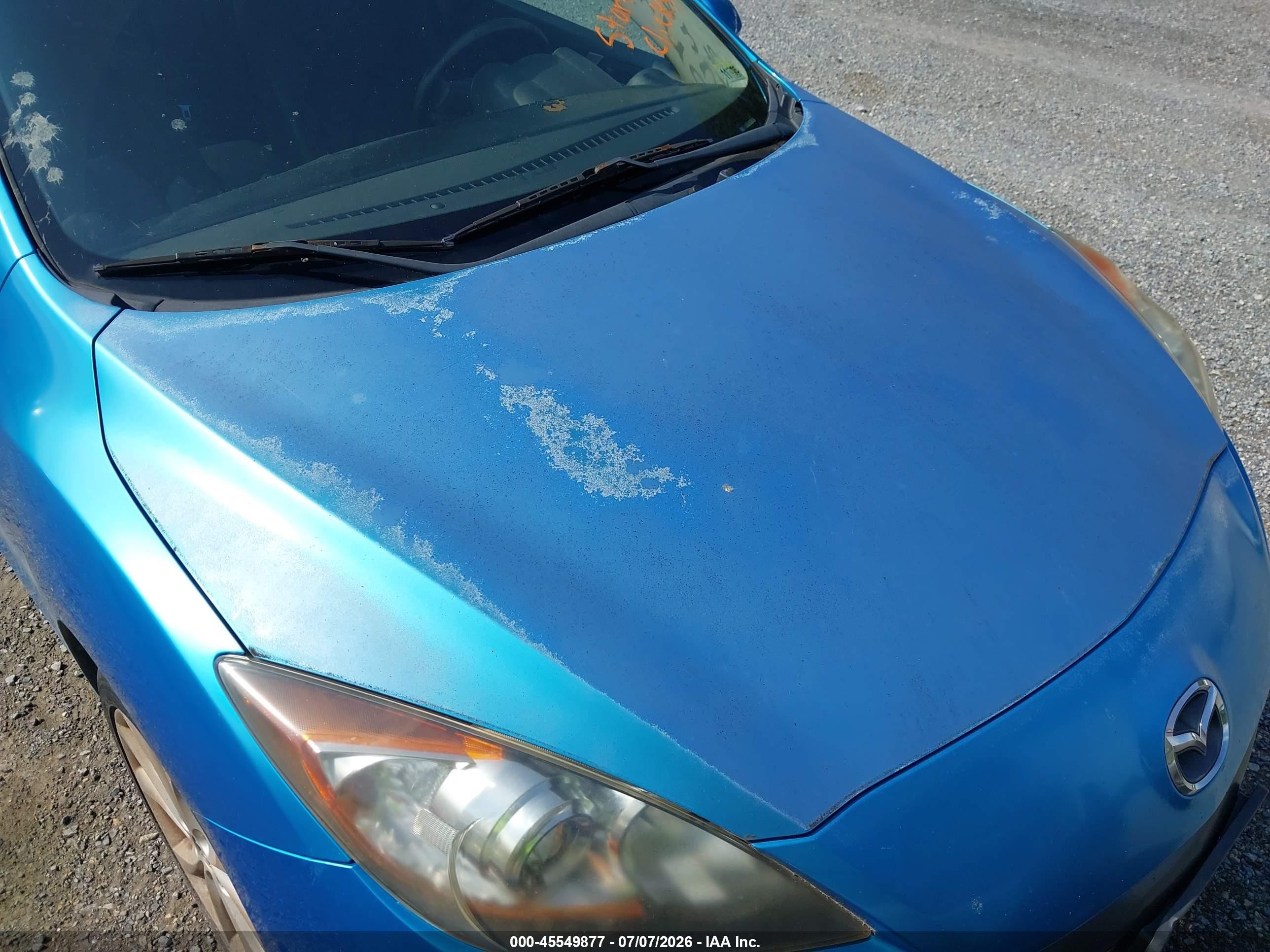 2010 Mazda Mazda3 S Sport Blue vin: JM1BL1S67A1304624