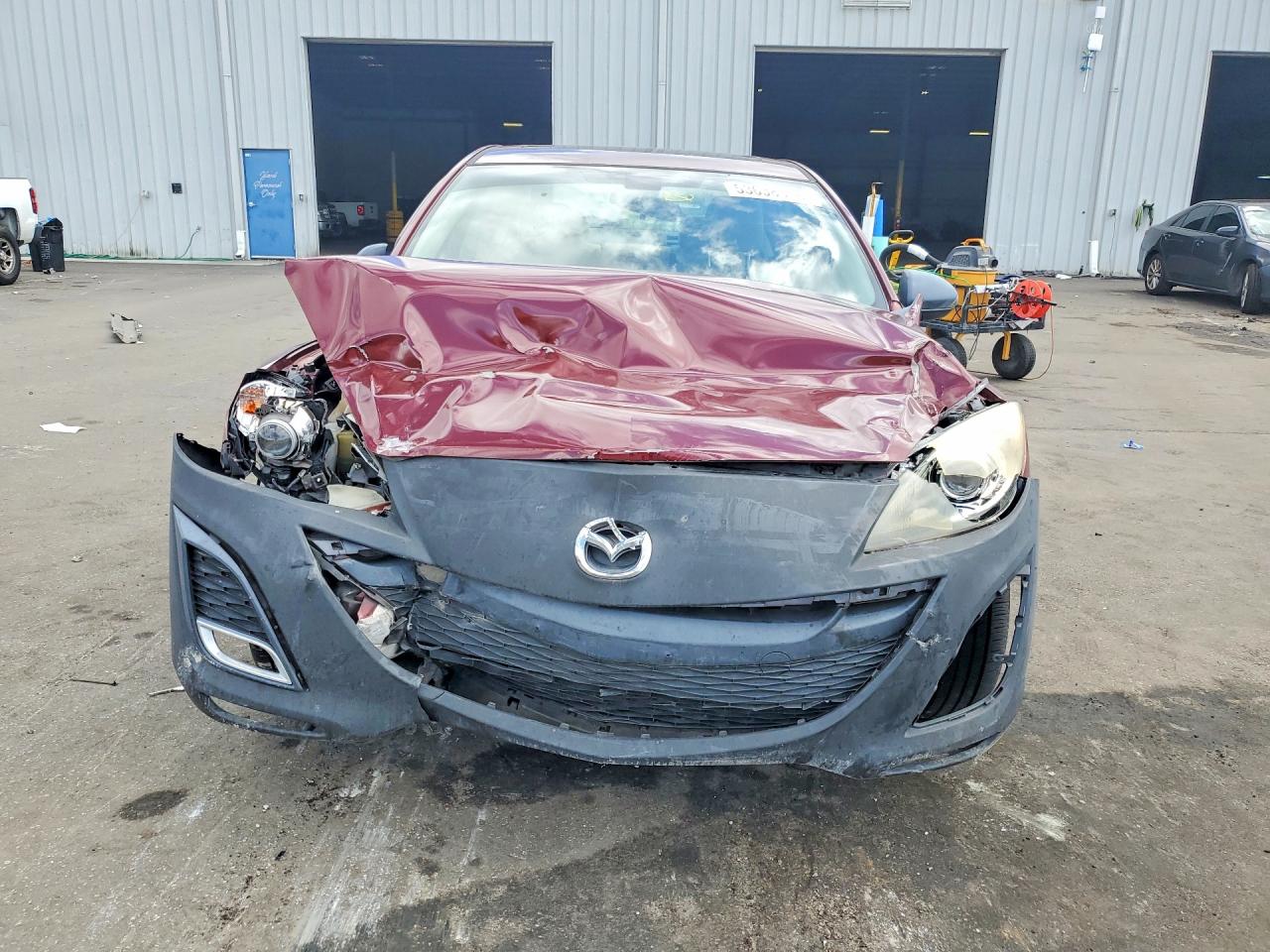 2010 Mazda 3 S Red vin: JM1BL1S68A1100494