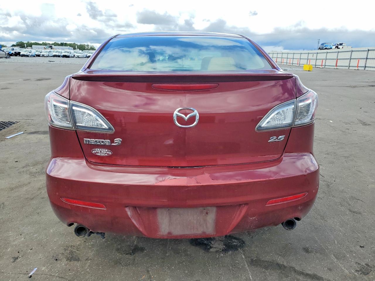 2010 Mazda 3 S Red vin: JM1BL1S68A1100494
