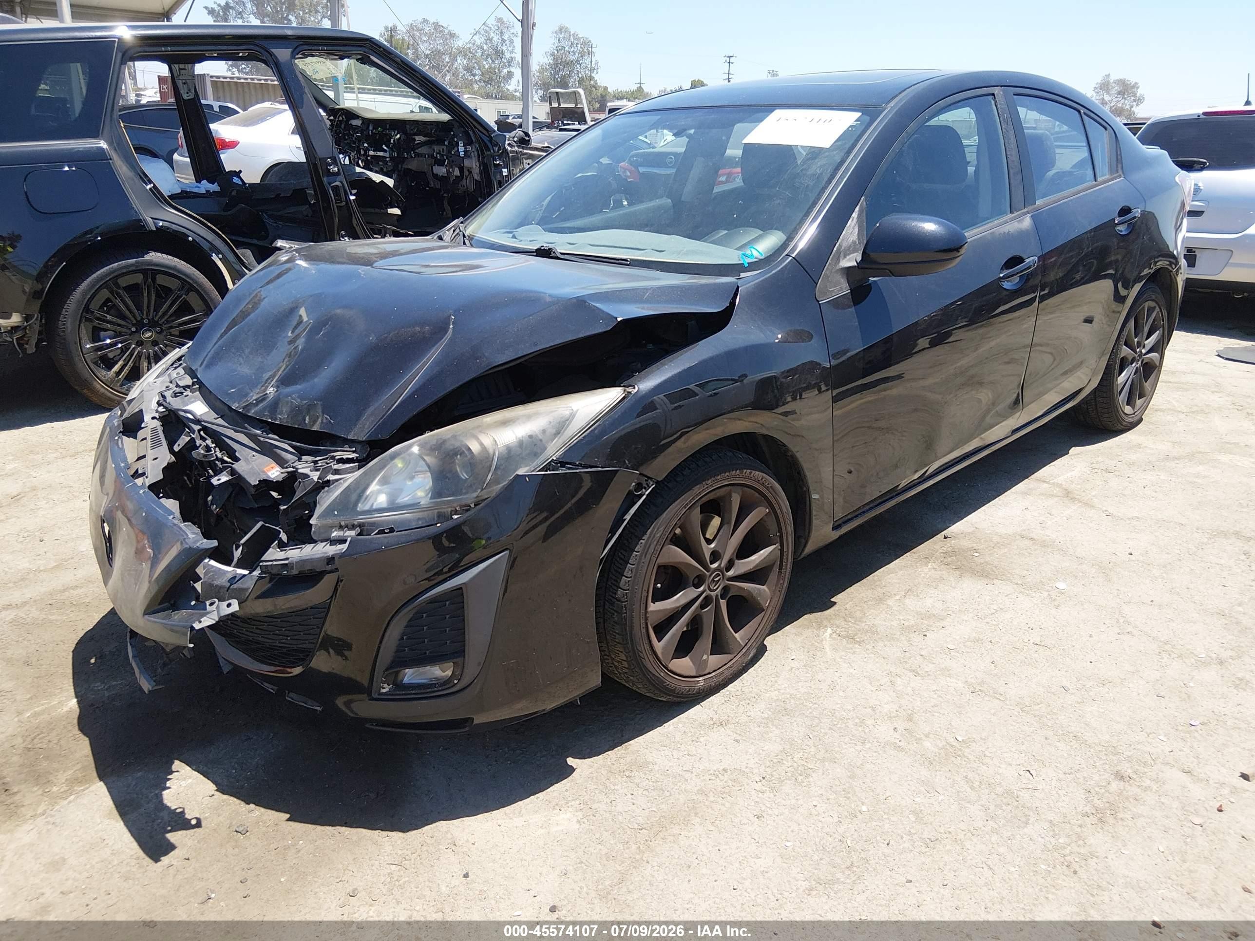 2010 Mazda Mazda3 S Sport Черный vin: JM1BL1S68A1297036