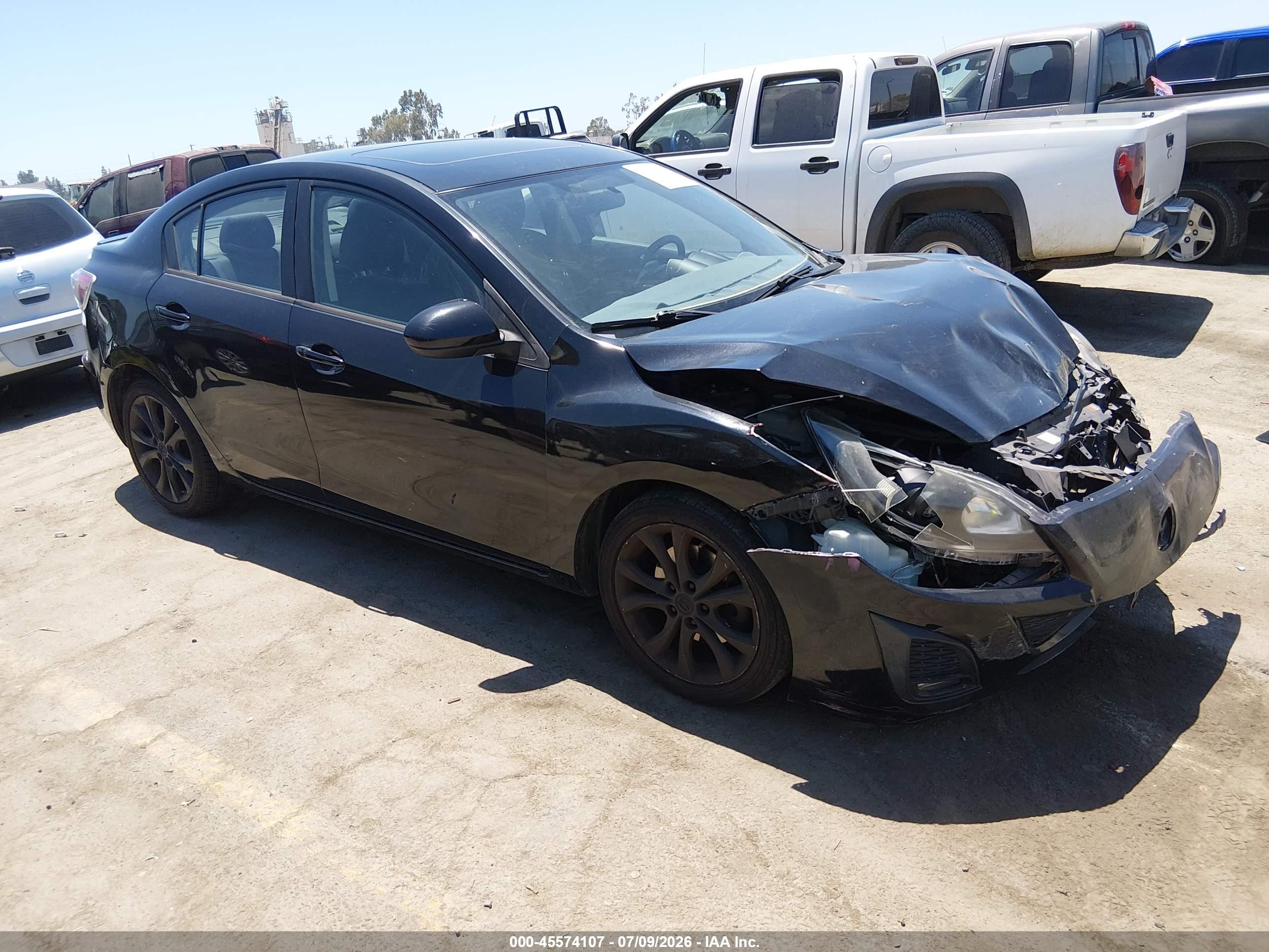 2010 Mazda Mazda3 S Sport Черный vin: JM1BL1S68A1297036