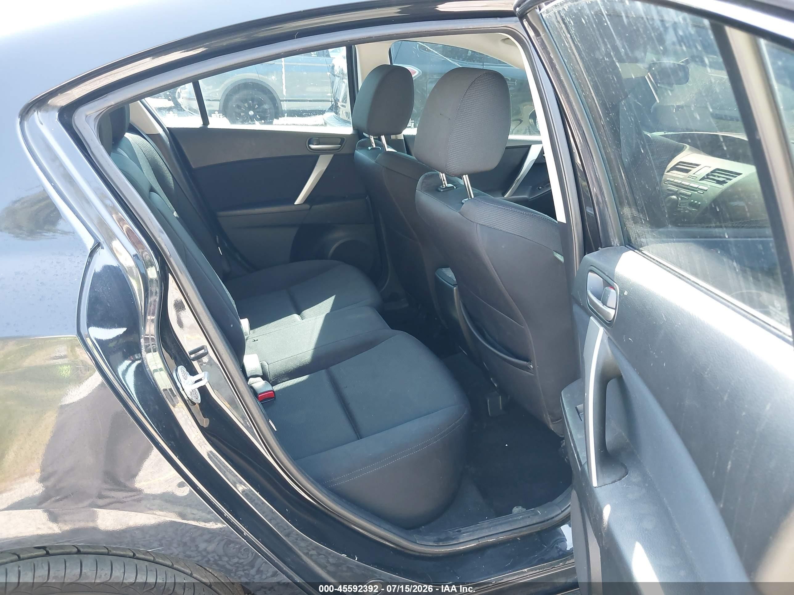 2010 Mazda Mazda3 S Sport Black vin: JM1BL1S69A1104196