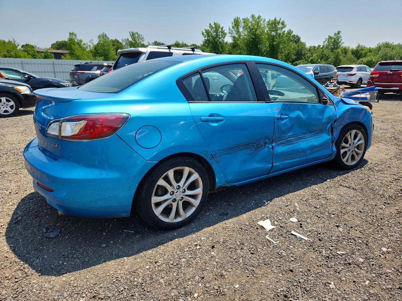2010 Mazda 3 S Синий vin: JM1BL1S69A1147369