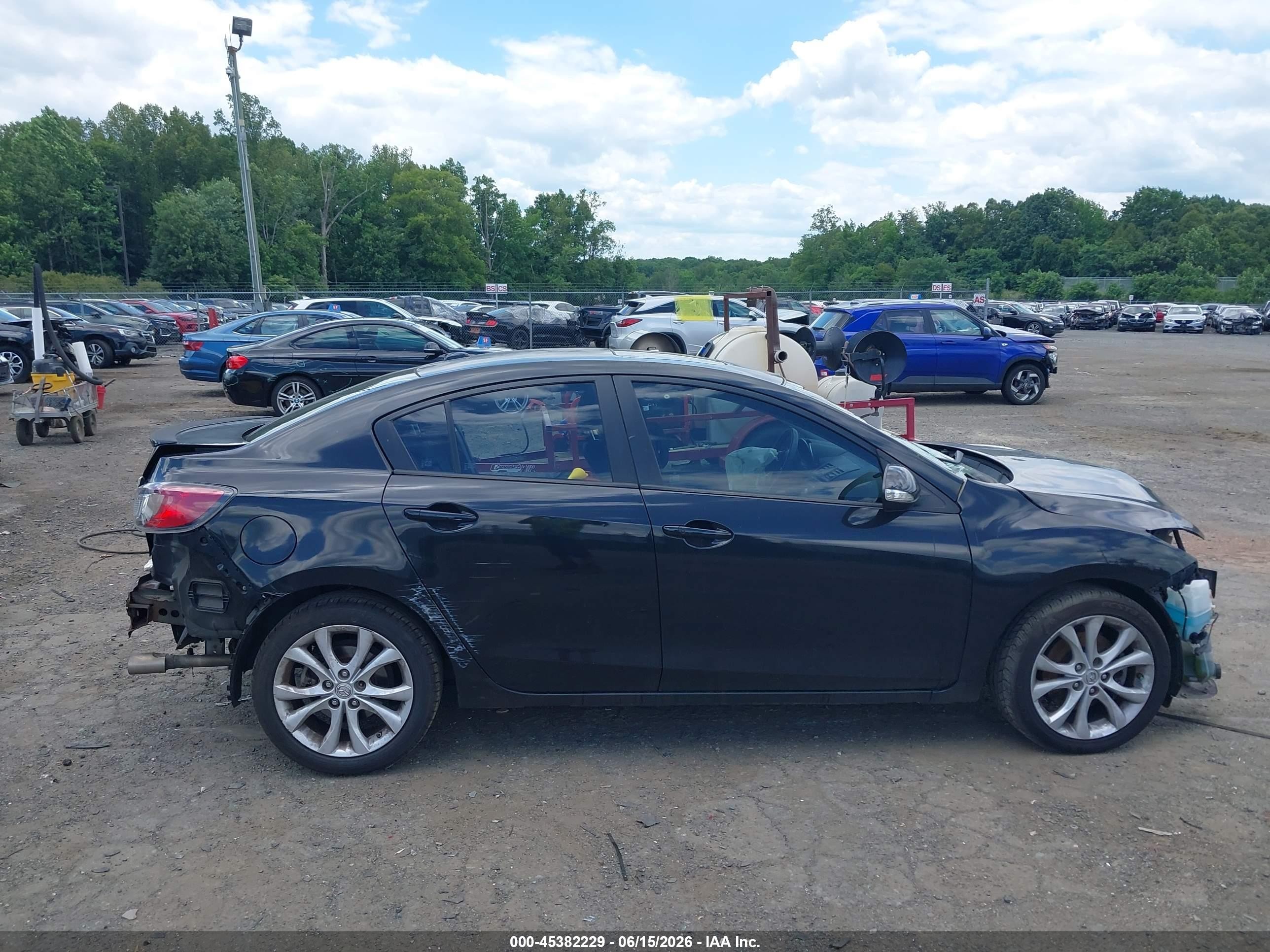 2010 Mazda Mazda3 S Sport Black vin: JM1BL1S6XA1145372