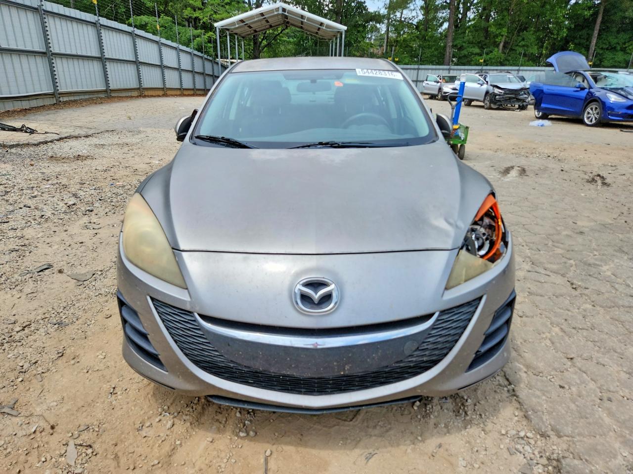 2010 Mazda 3 I Silver vin: JM1BL1SF0A1148622