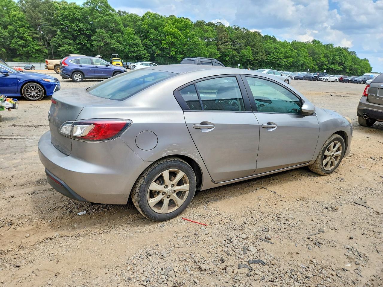 2010 Mazda 3 I Silver vin: JM1BL1SF0A1148622