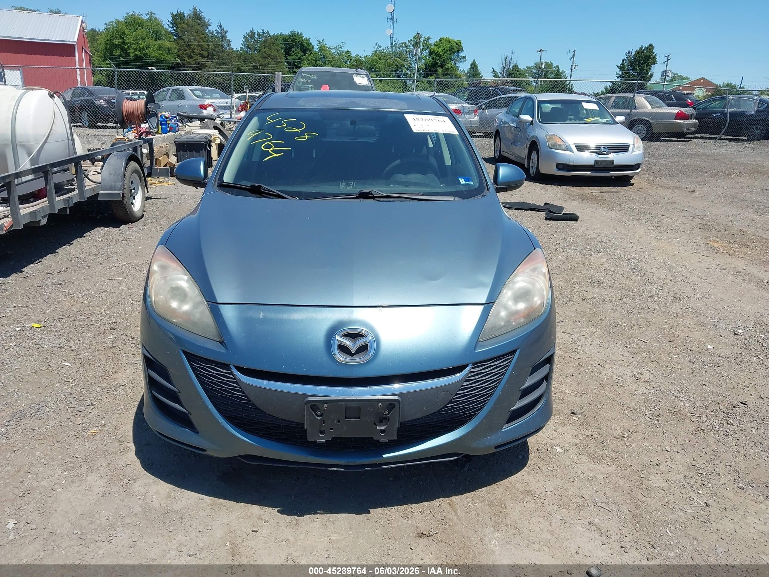 2010 Mazda Mazda3 I Touring Blue vin: JM1BL1SF0A1206115