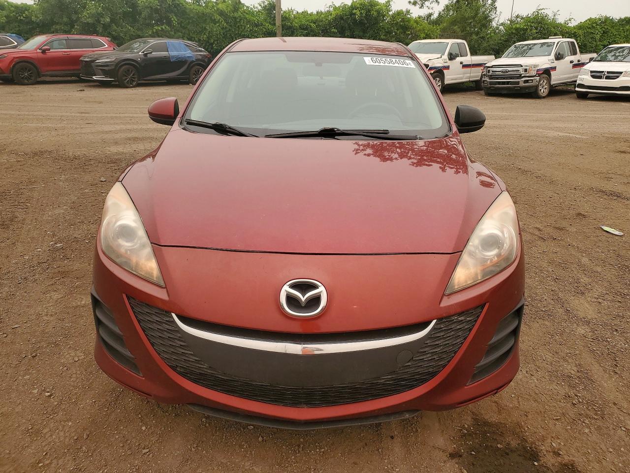 2010 Mazda 3 I Red vin: JM1BL1SF0A1207572