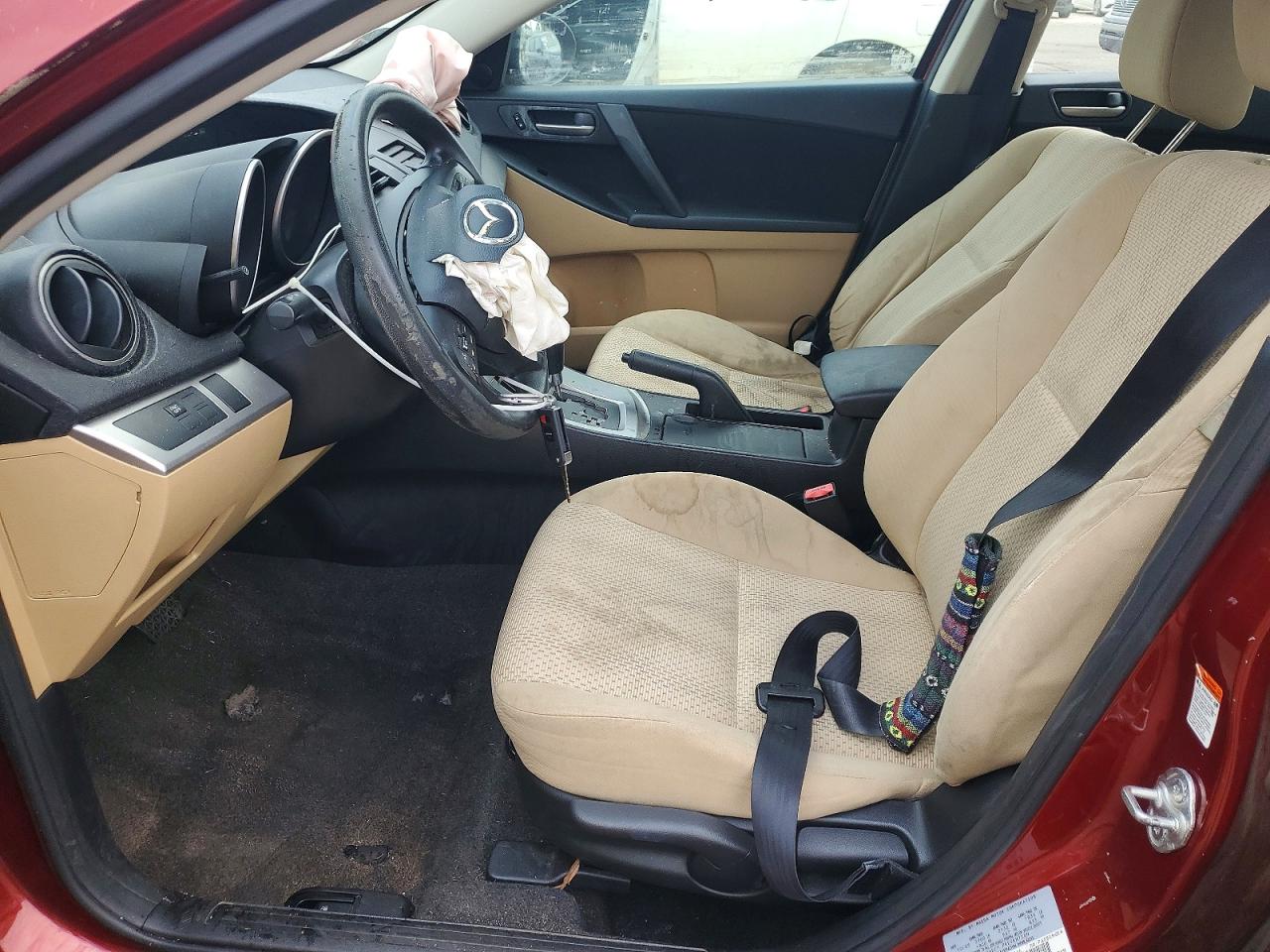 2010 Mazda 3 I Red vin: JM1BL1SF0A1231564