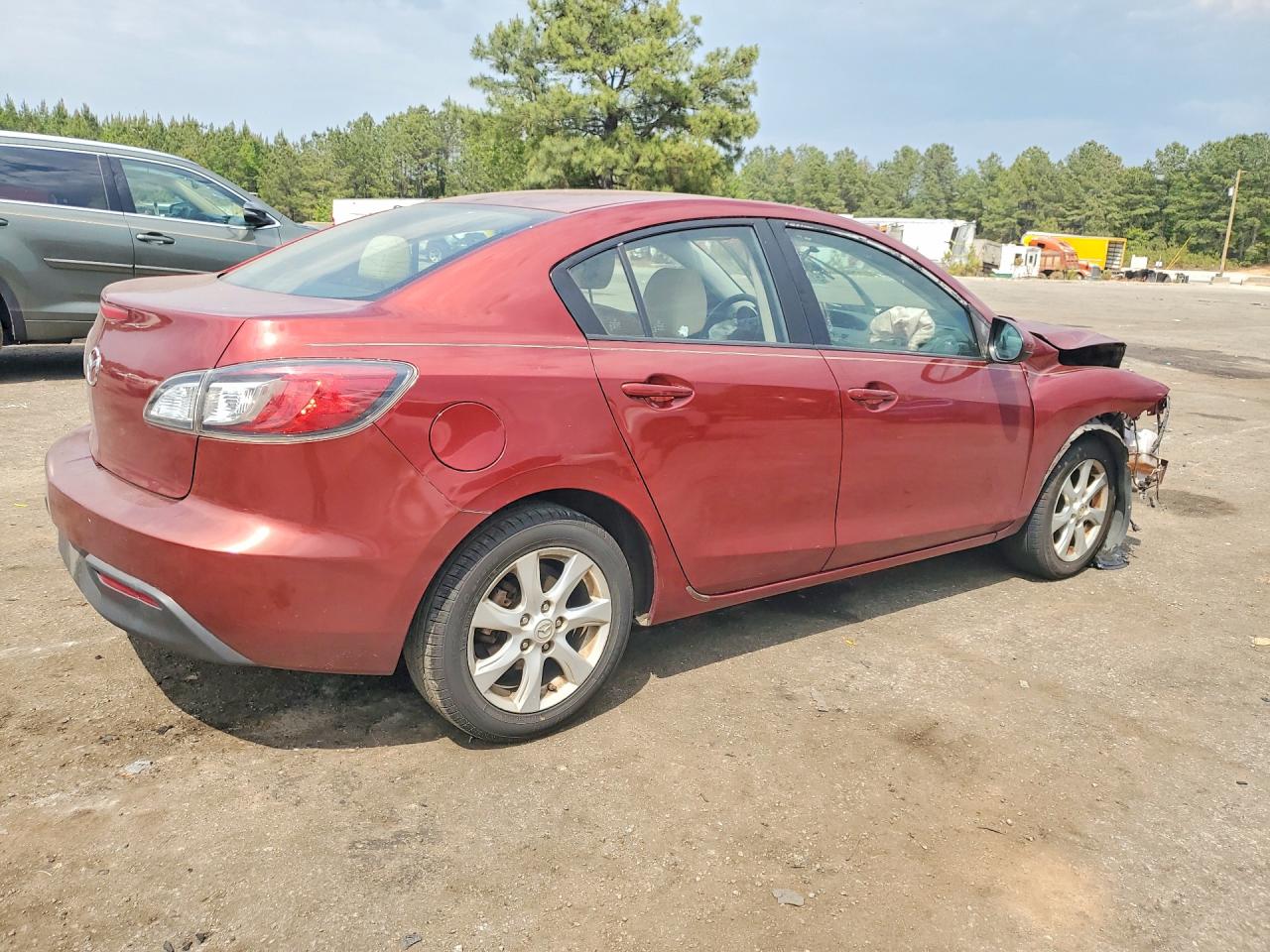2010 Mazda 3 I Red vin: JM1BL1SF0A1231564