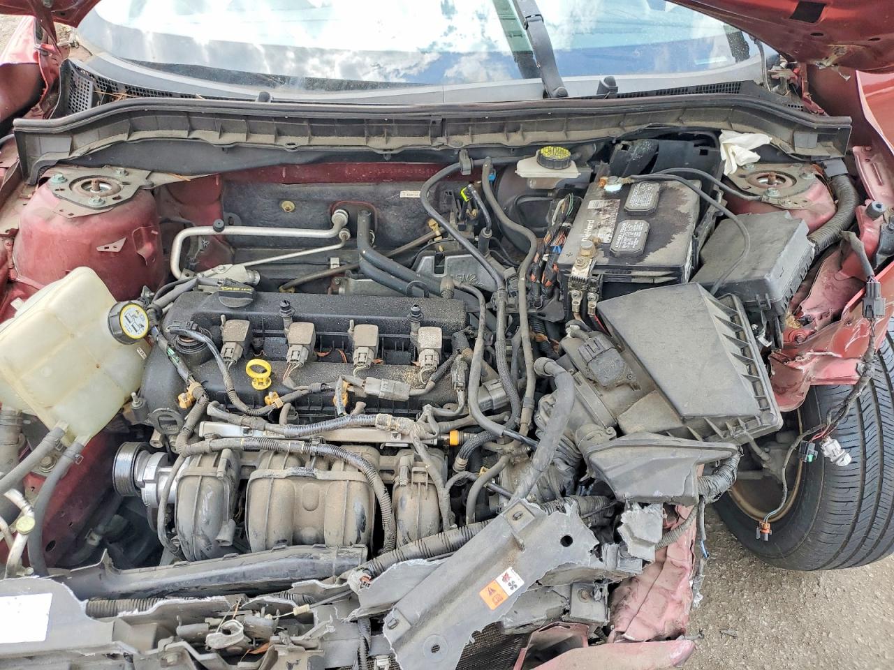 2010 Mazda 3 I Red vin: JM1BL1SF0A1231564
