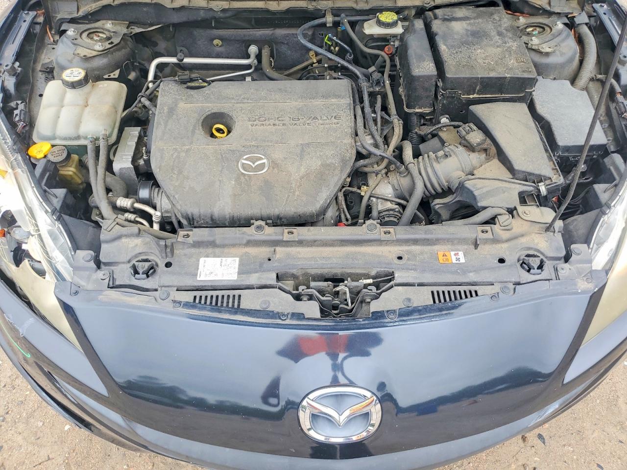2010 Mazda 3 I Черный vin: JM1BL1SF0A1279467