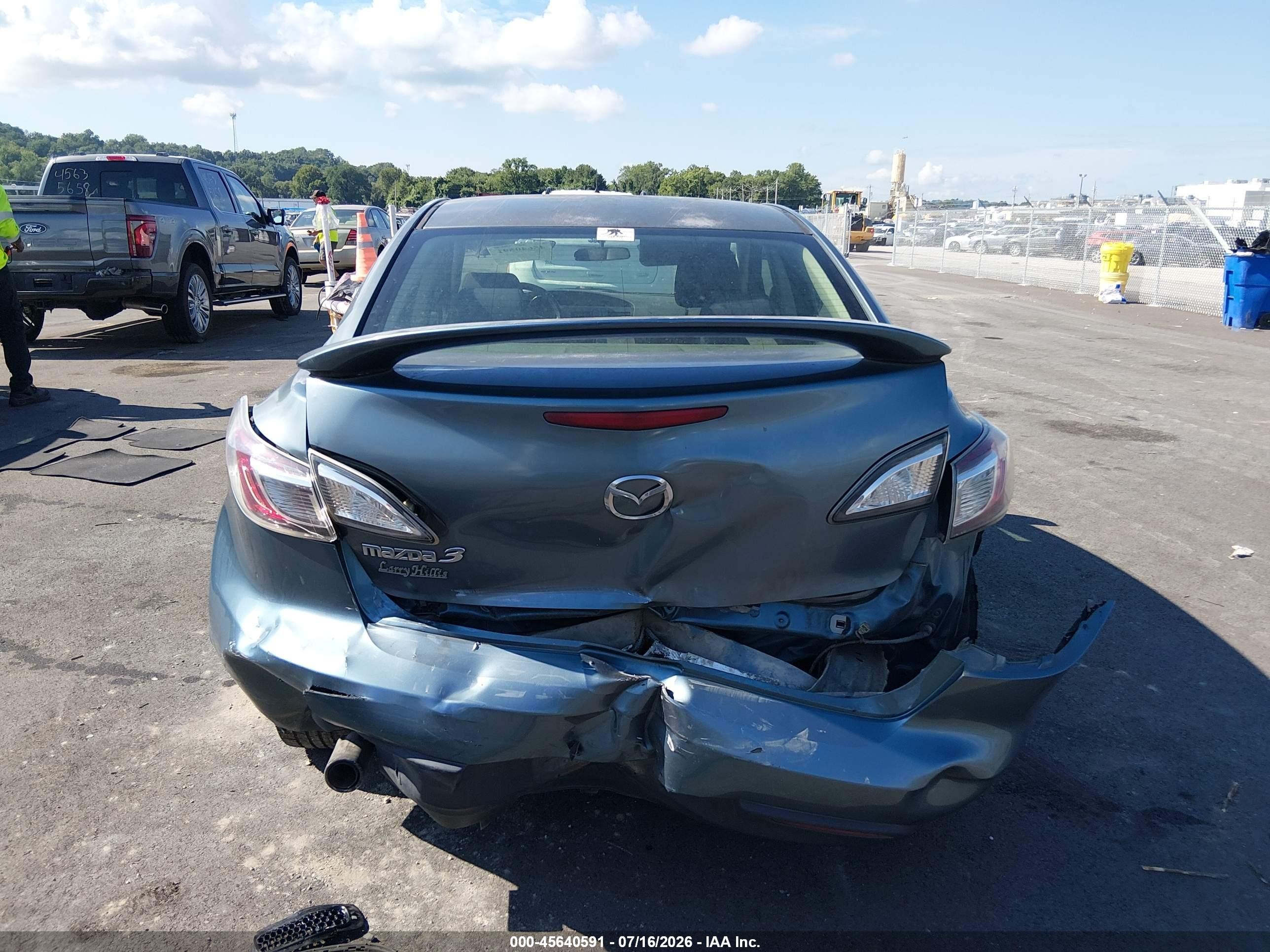 2010 Mazda Mazda3 I Touring Light Blue vin: JM1BL1SF0A1295233
