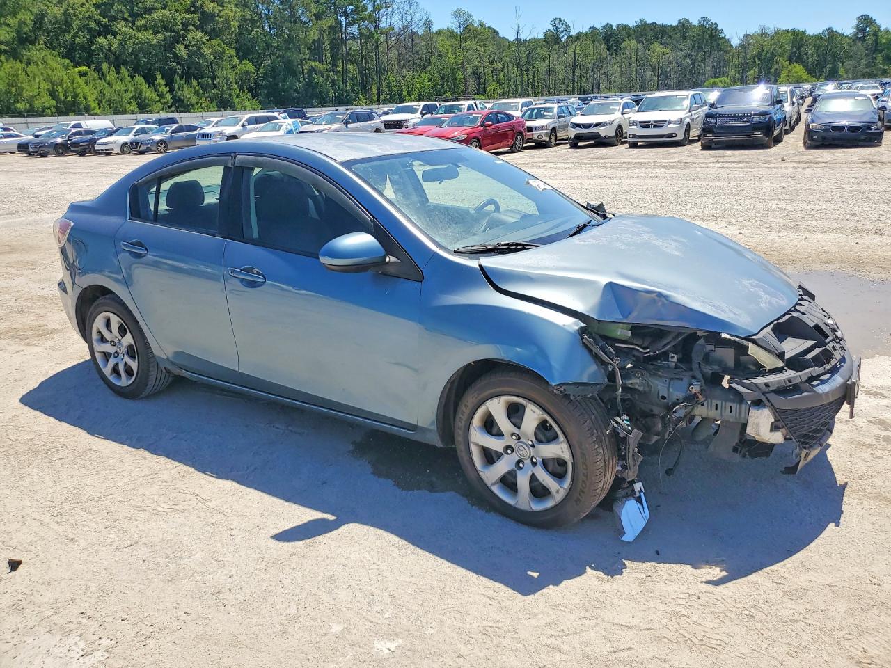 2010 Mazda 3 I Blue vin: JM1BL1SF0A1317294