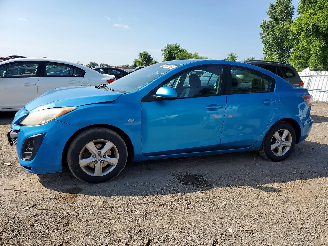2010 Mazda 3 I Blue vin: JM1BL1SF0A1321846