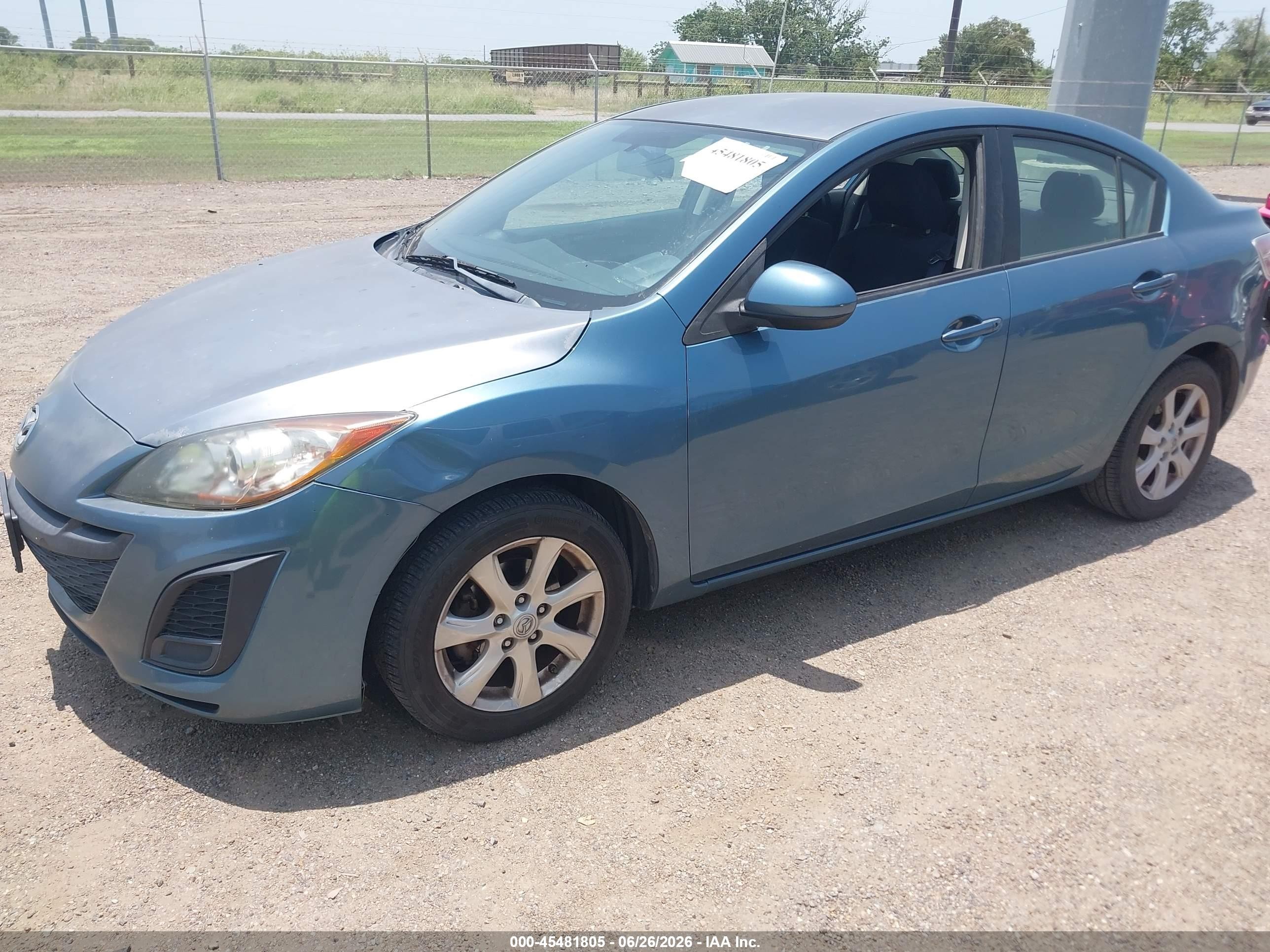 2010 Mazda Mazda3 I Touring Light Blue vin: JM1BL1SF0A1340056