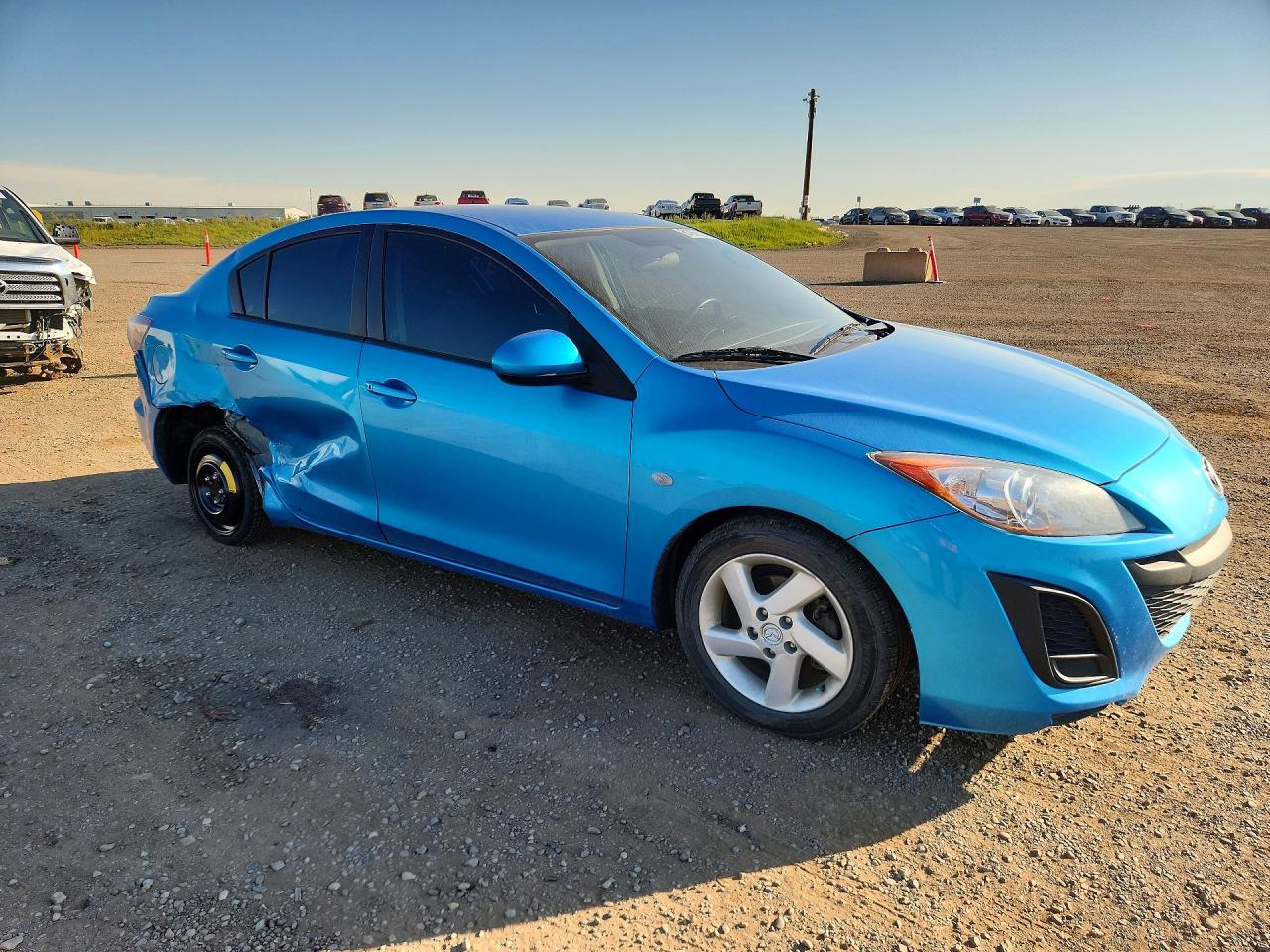 2010 Mazda 3 I Blue vin: JM1BL1SF0A1341563