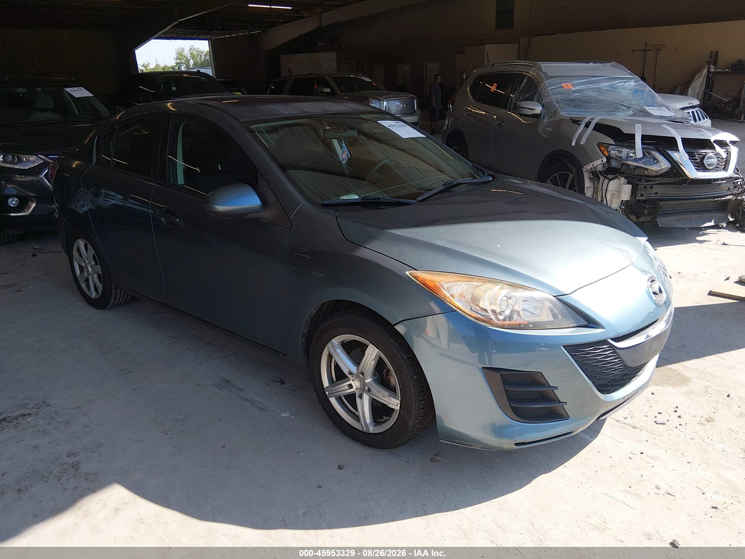 2010 Mazda Mazda3 I Touring Синий vin: JM1BL1SF1A1178518