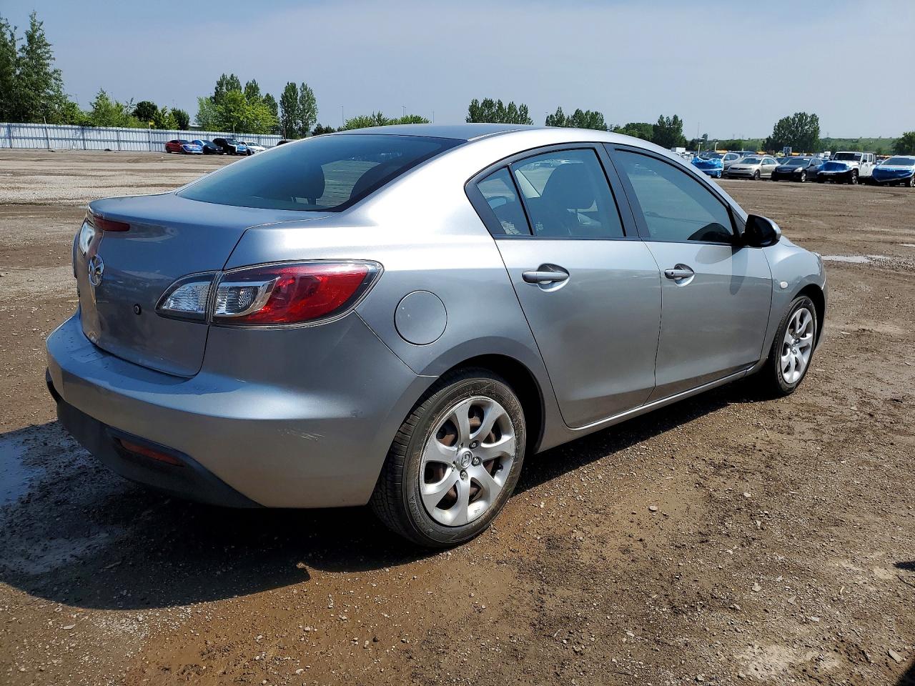 2010 Mazda 3 I Silver vin: JM1BL1SF1A1191026