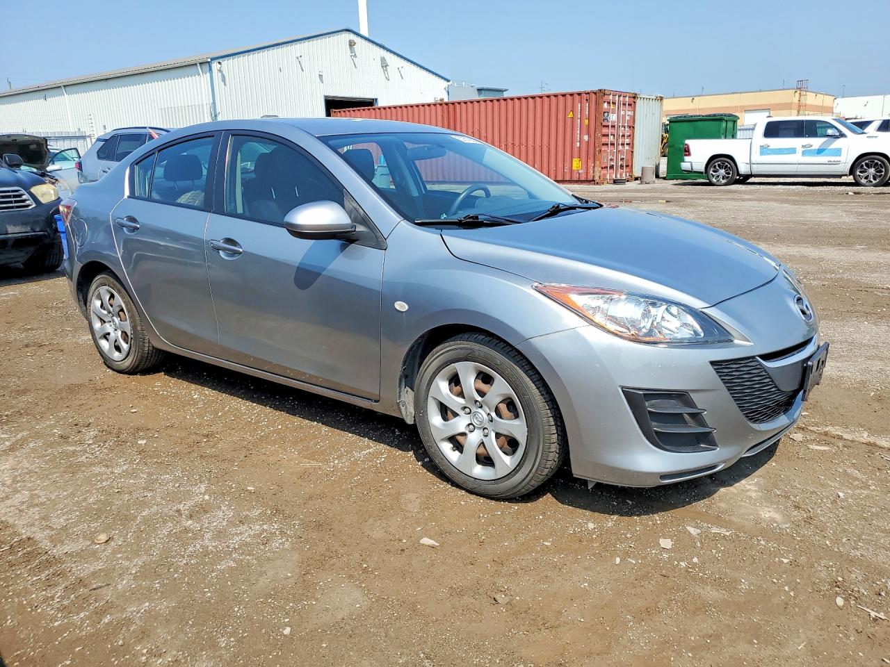 2010 Mazda 3 I Silver vin: JM1BL1SF1A1191026