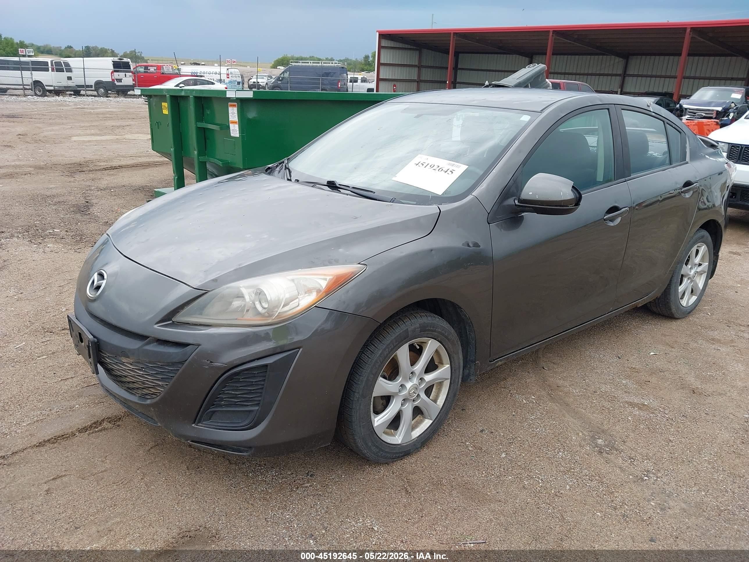 2010 Mazda Mazda3 I Touring Gray vin: JM1BL1SF1A1248261