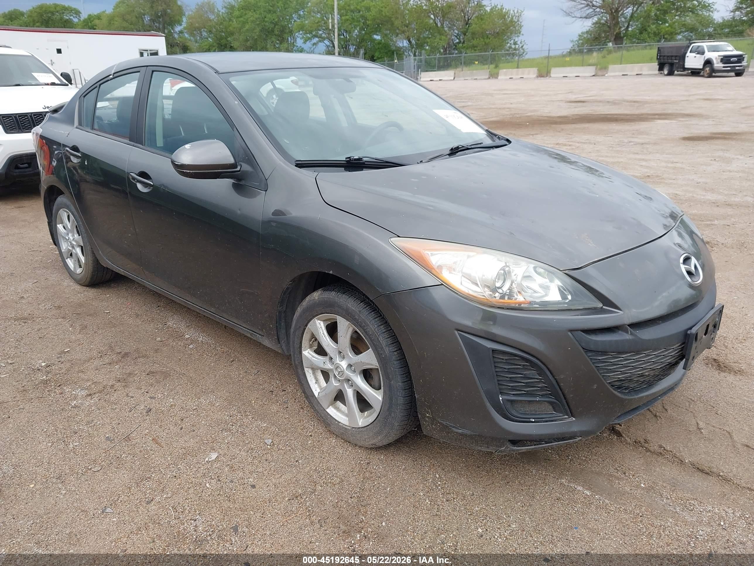 2010 Mazda Mazda3 I Touring Gray vin: JM1BL1SF1A1248261