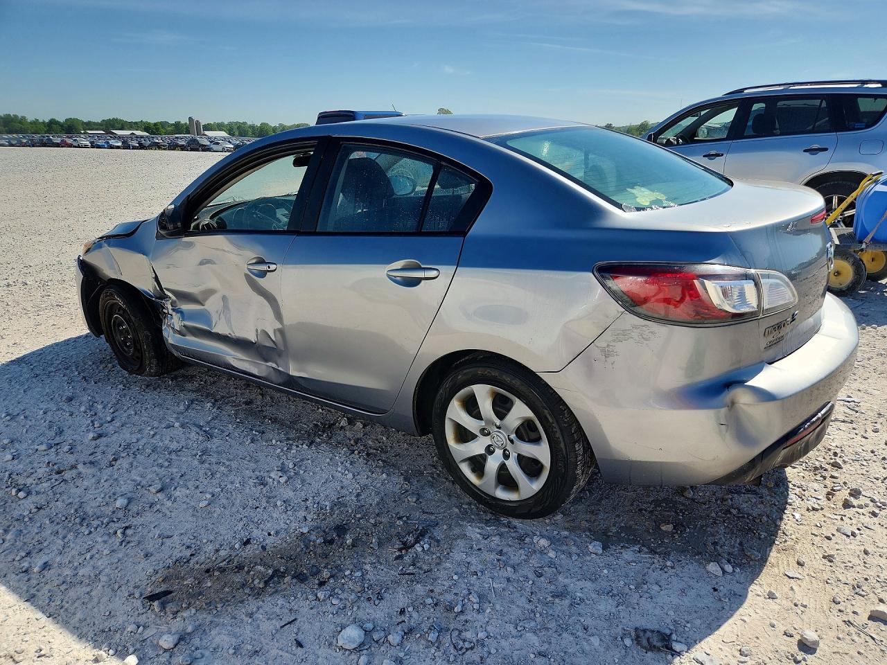 2010 Mazda 3 I Silver vin: JM1BL1SF1A1266520