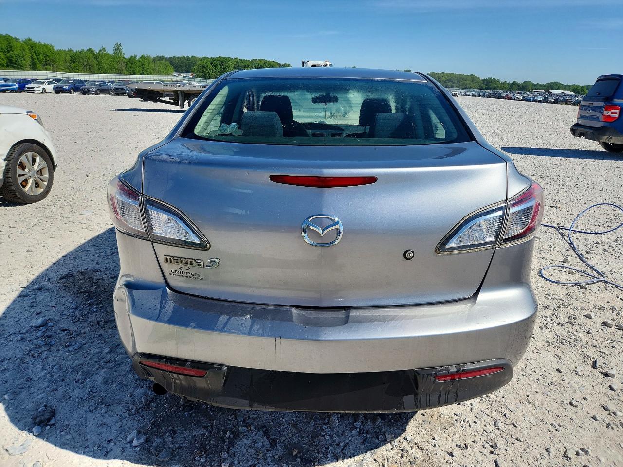 2010 Mazda 3 I Silver vin: JM1BL1SF1A1266520