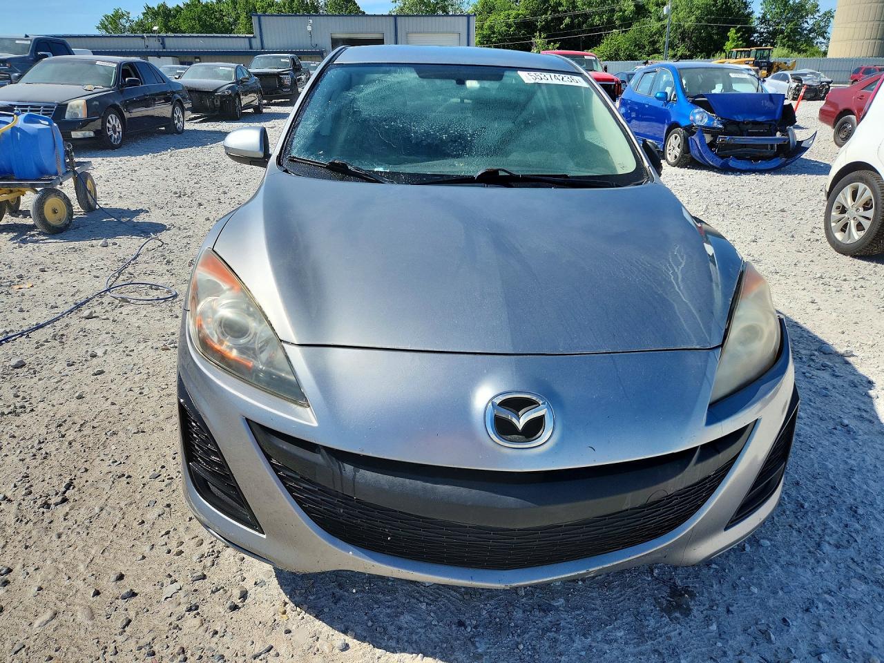 2010 Mazda 3 I Silver vin: JM1BL1SF1A1266520