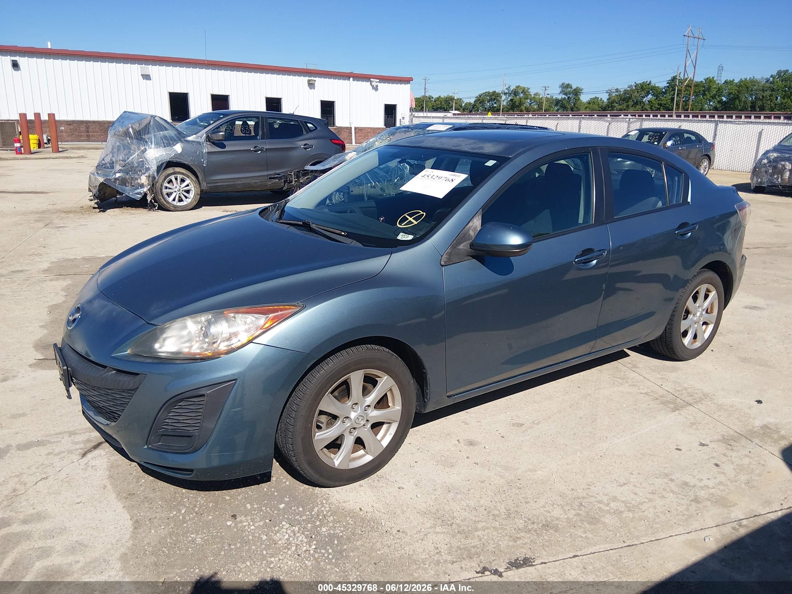 2010 Mazda Mazda3 I Touring Синий vin: JM1BL1SF1A1323539