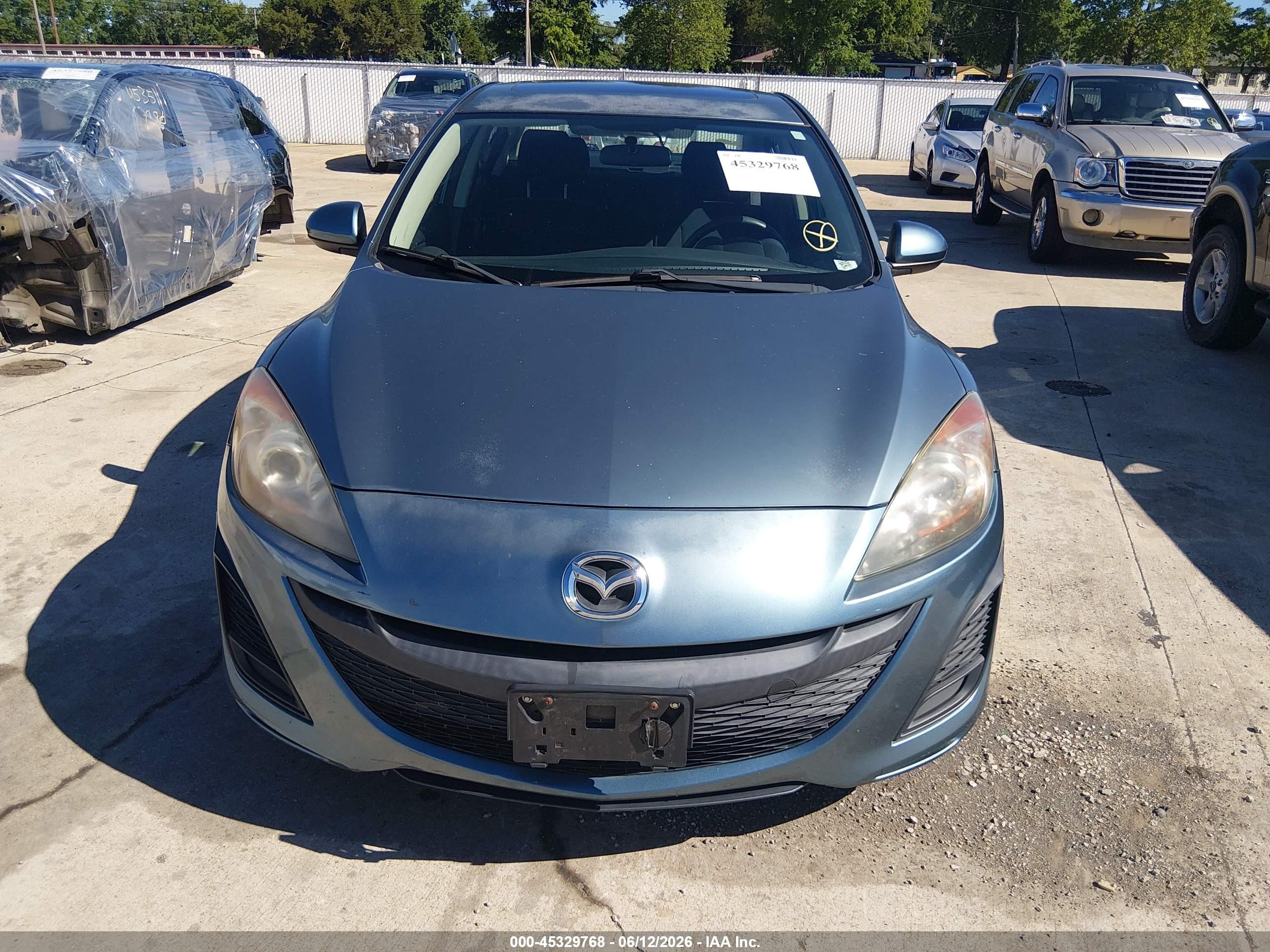 2010 Mazda Mazda3 I Touring Синий vin: JM1BL1SF1A1323539