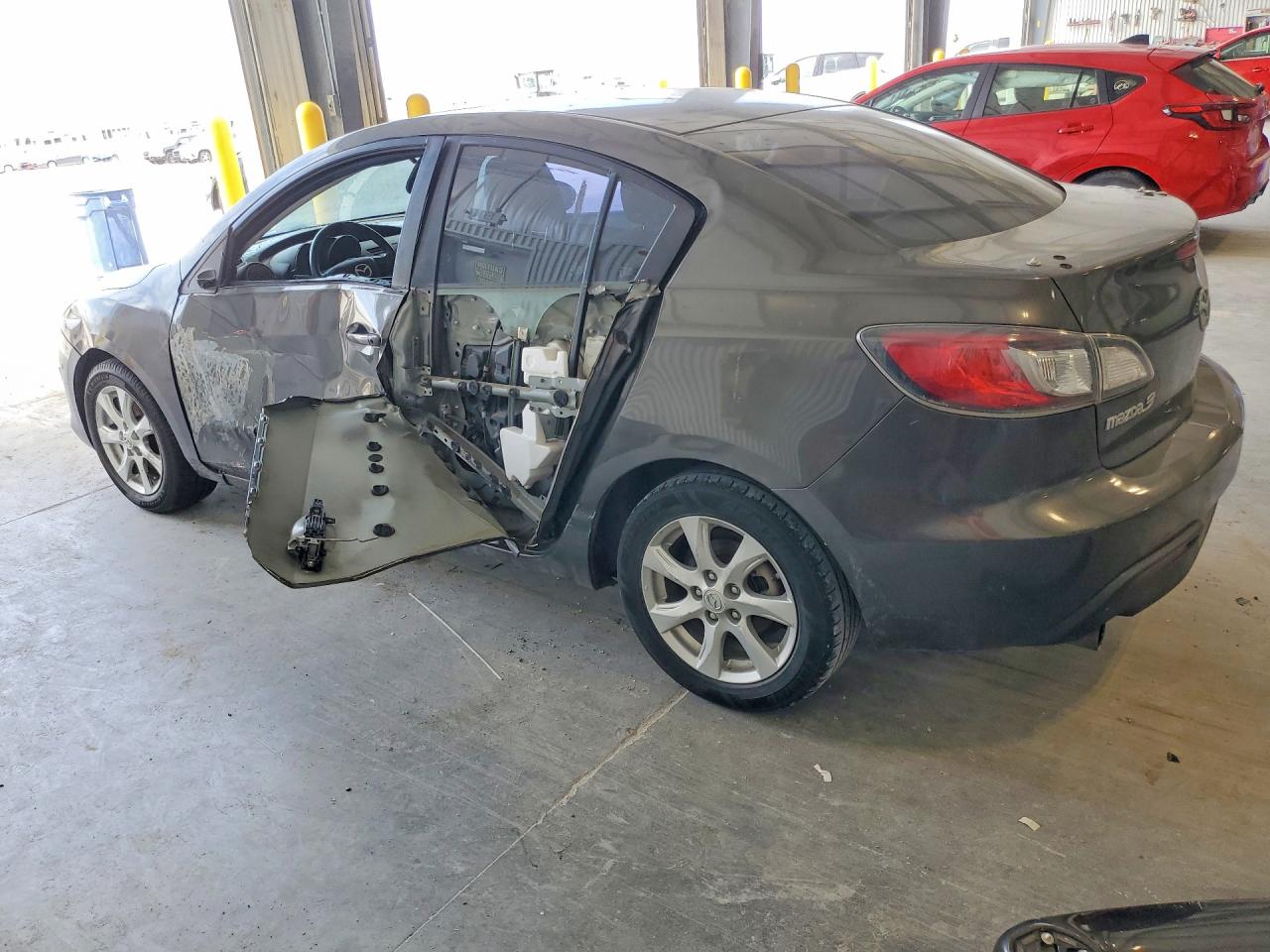 2010 Mazda 3 I Gray vin: JM1BL1SF2A1105593