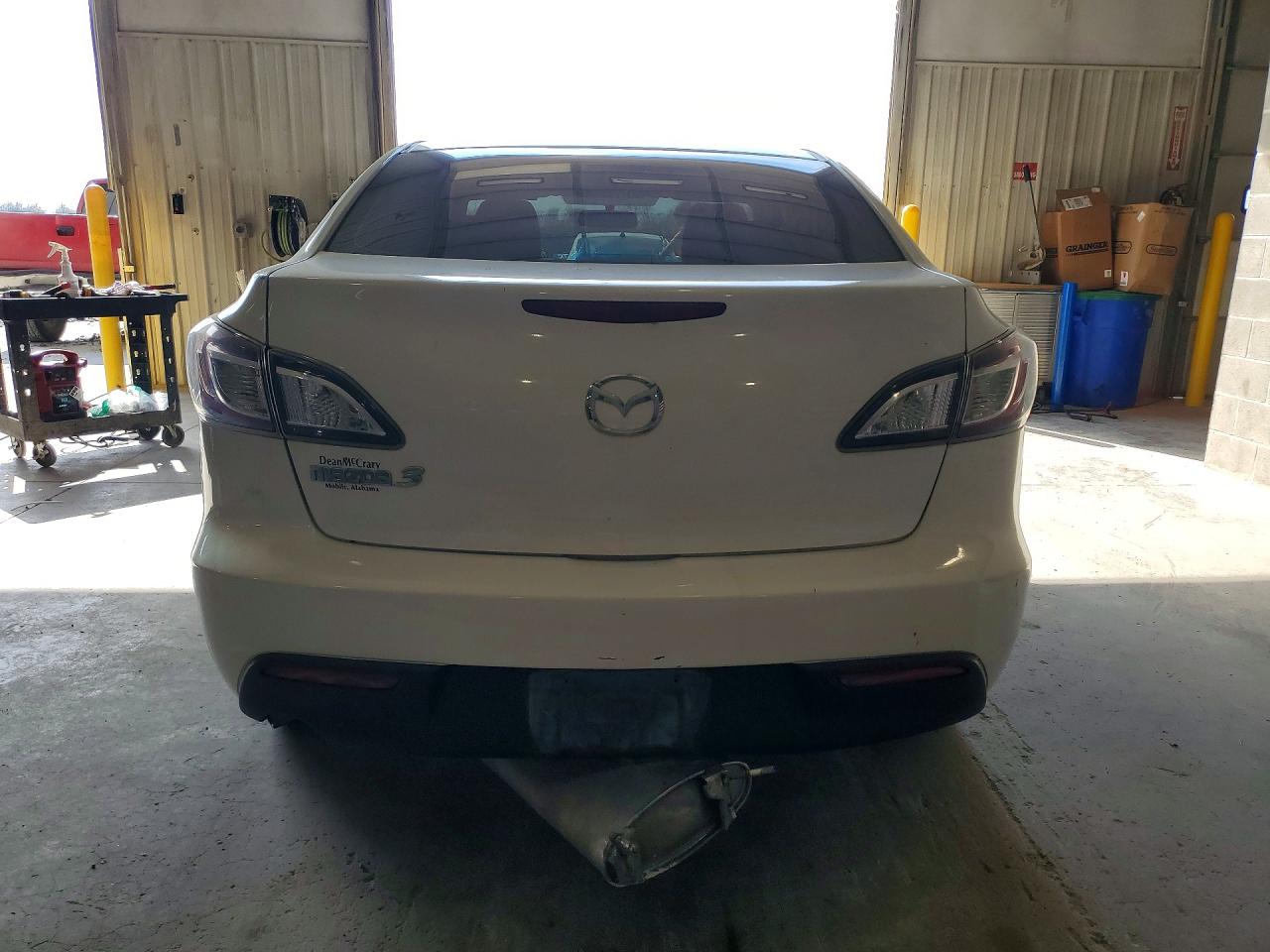 2010 Mazda 3 I White vin: JM1BL1SF2A1130543