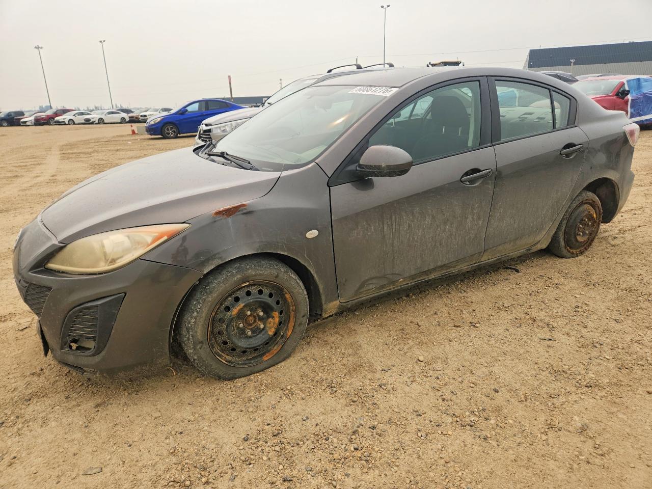 2010 Mazda 3 I Gray vin: JM1BL1SF2A1169424