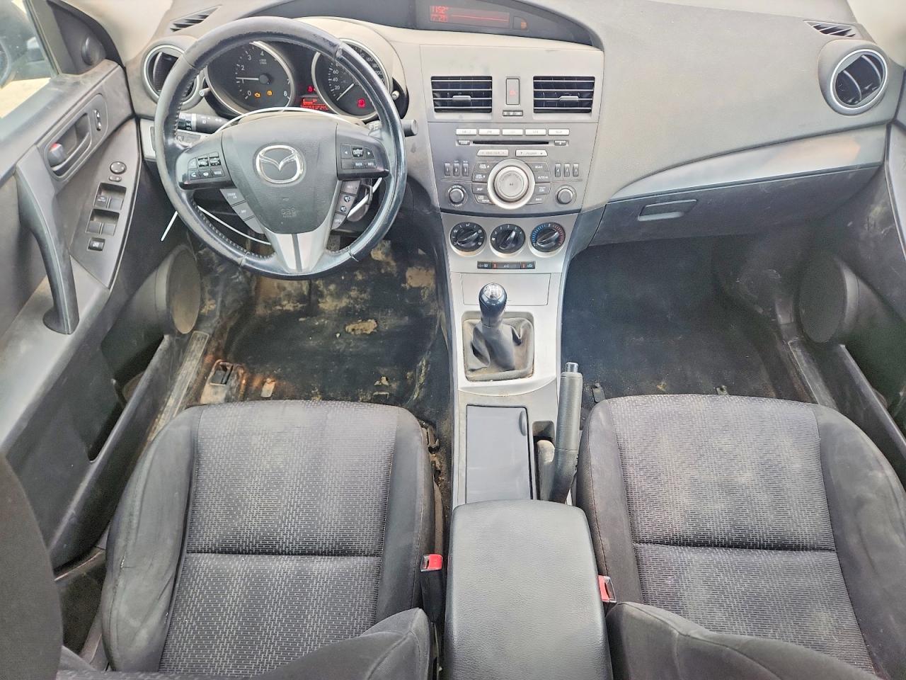 2010 Mazda 3 I Gray vin: JM1BL1SF2A1169424