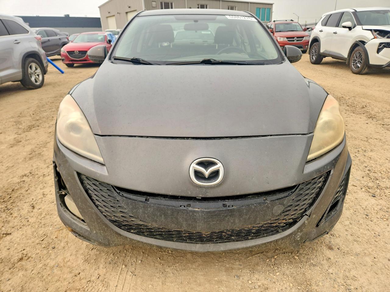 2010 Mazda 3 I Gray vin: JM1BL1SF2A1169424