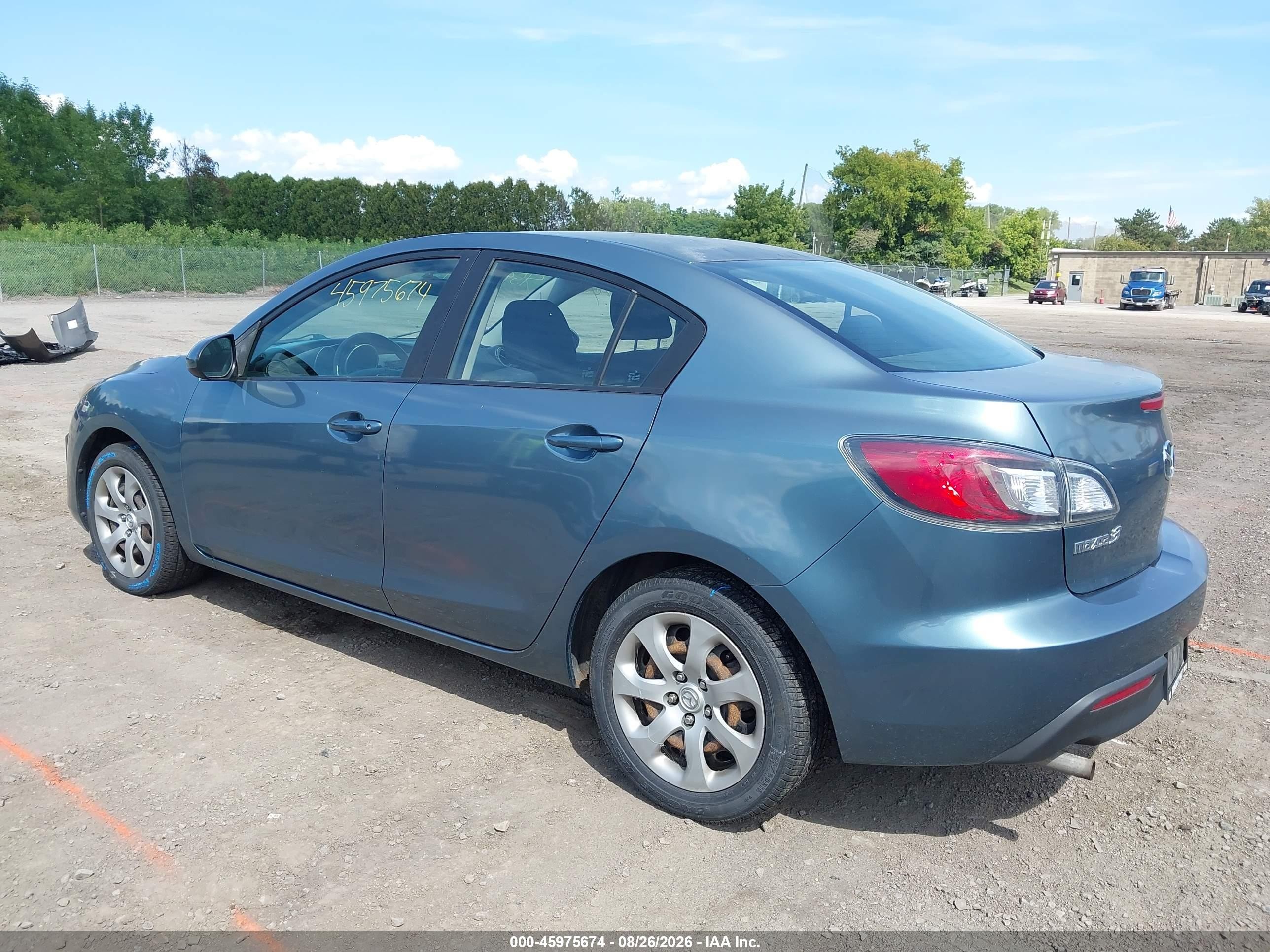 2010 Mazda Mazda3 I Sport Blue vin: JM1BL1SF2A1267286