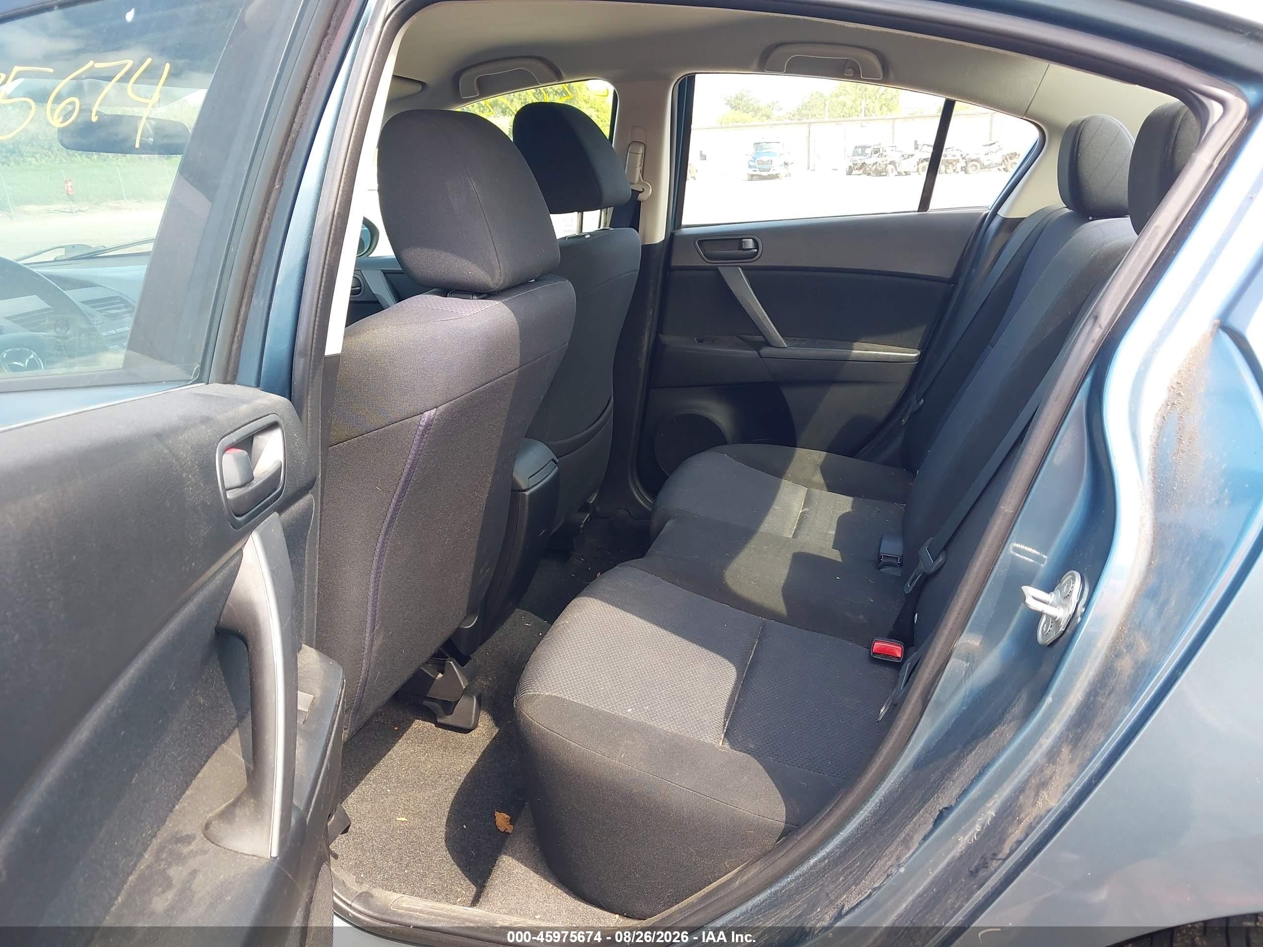 2010 Mazda Mazda3 I Sport Blue vin: JM1BL1SF2A1267286