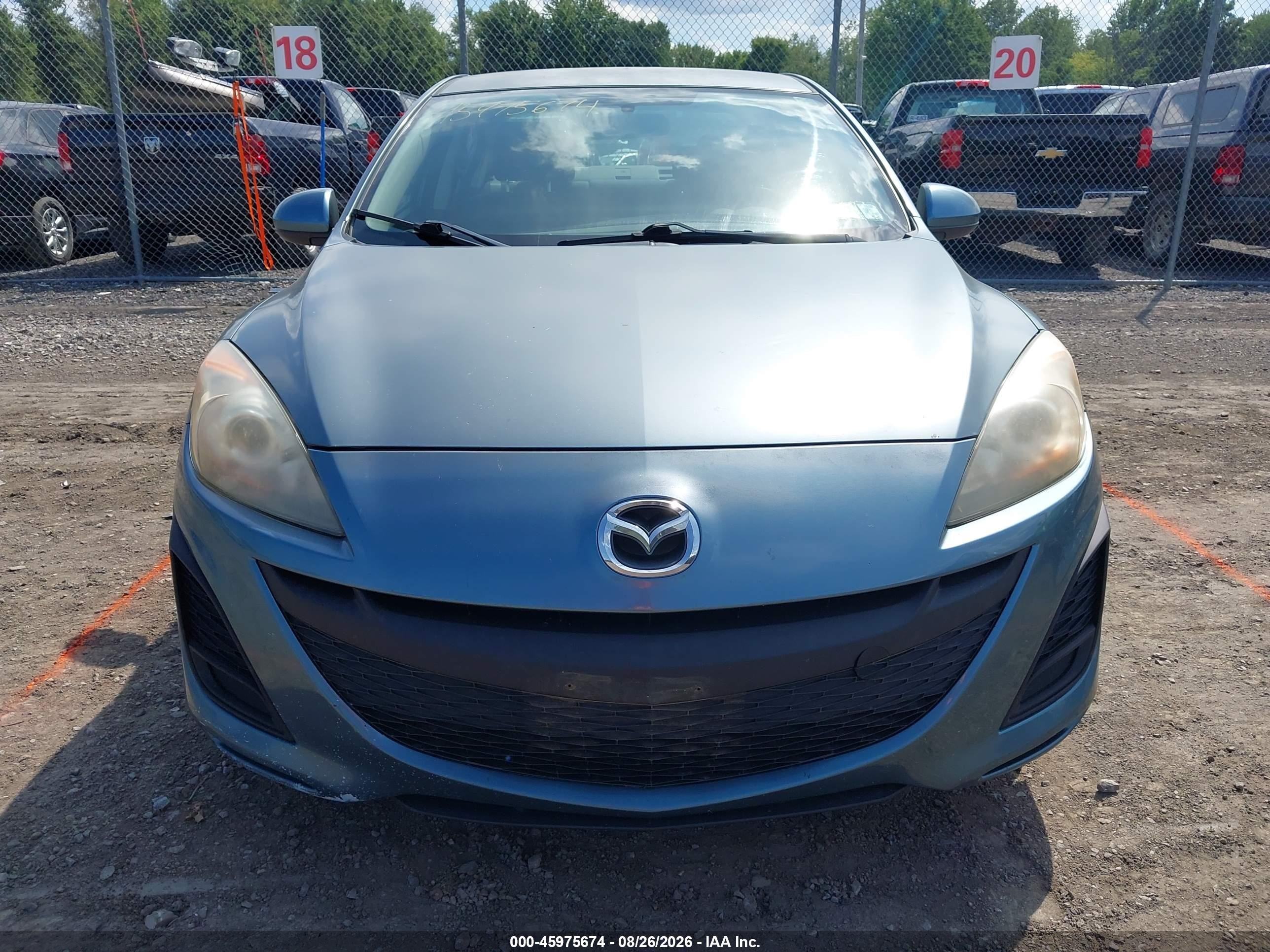 2010 Mazda Mazda3 I Sport Blue vin: JM1BL1SF2A1267286