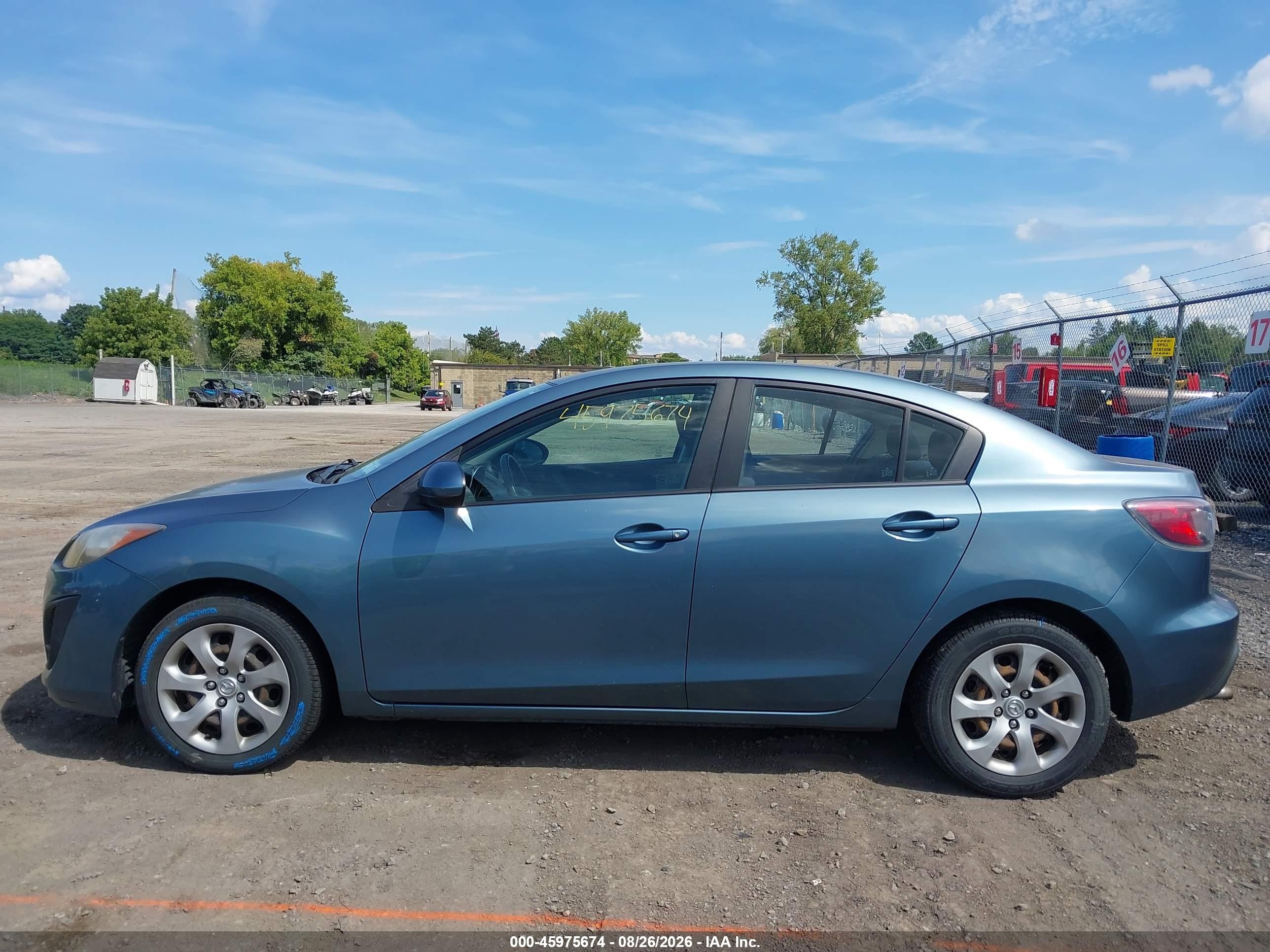 2010 Mazda Mazda3 I Sport Blue vin: JM1BL1SF2A1267286