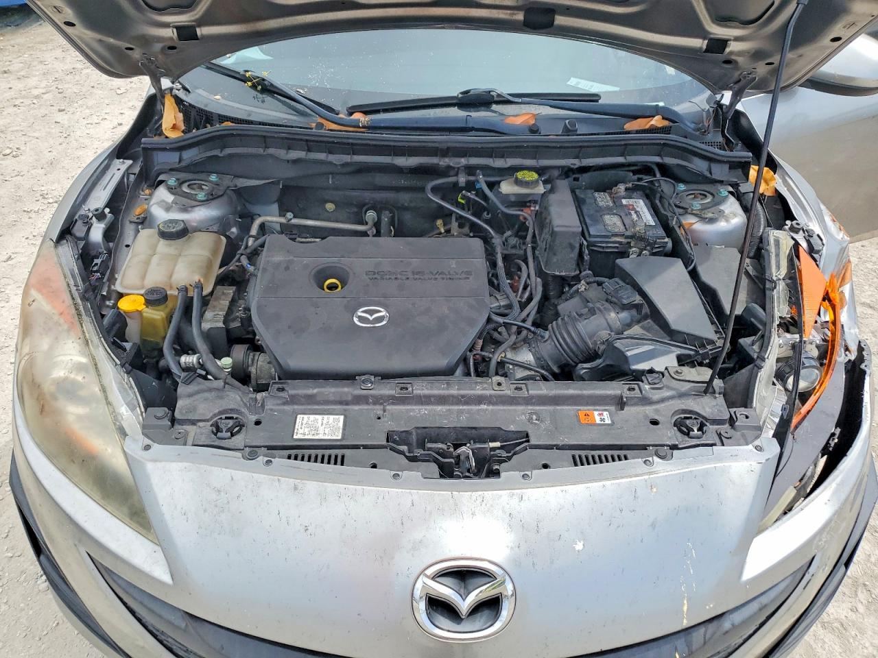 2010 Mazda 3 I Gray vin: JM1BL1SF2A1275789